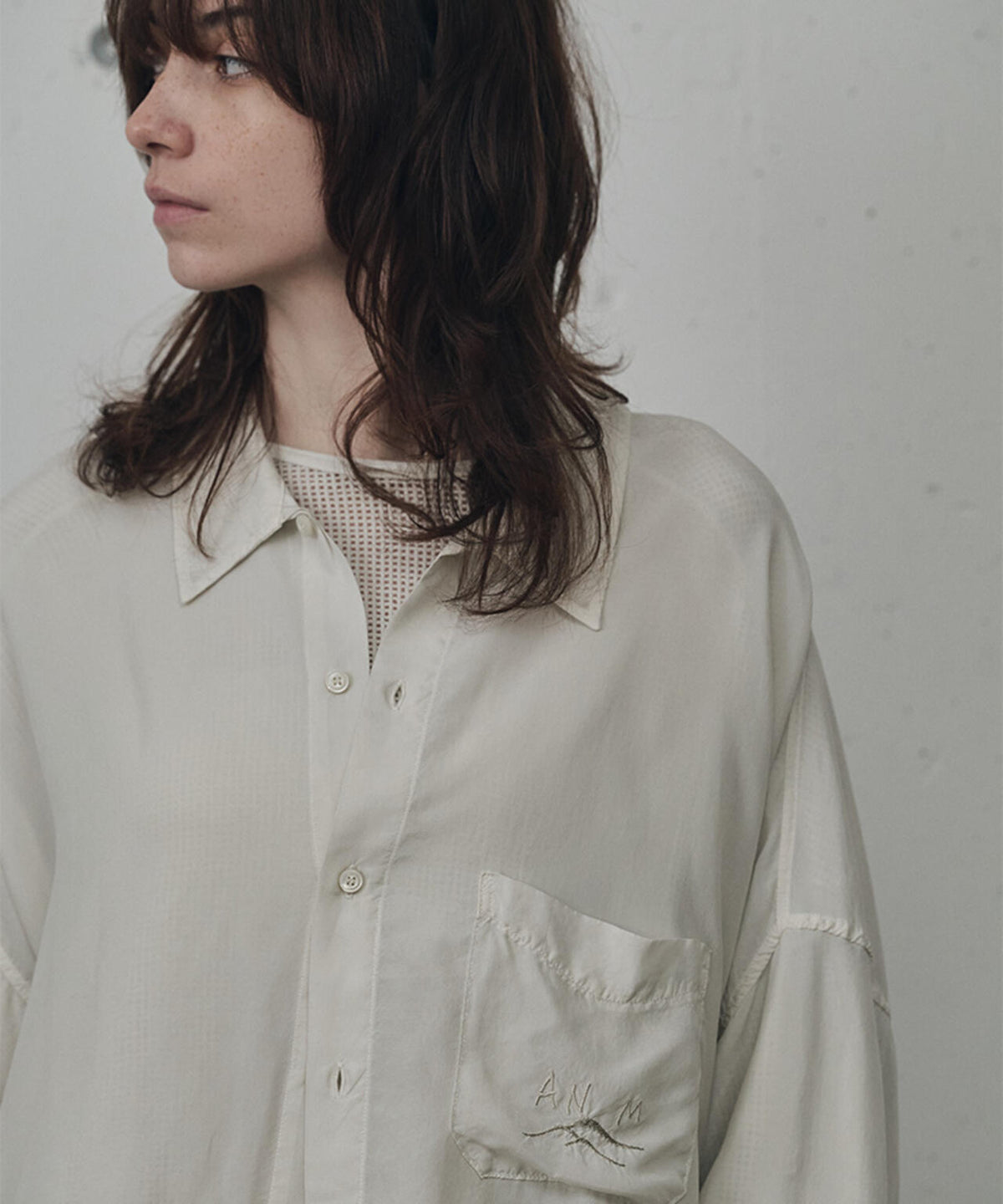ANCELLM/アンセルム/EMBROIDERED SOUVENIR SHIRT/ANC-SH78