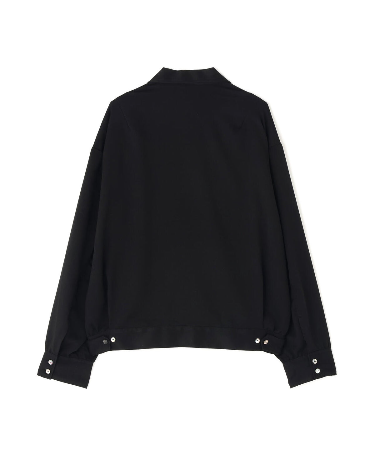 ANCELLM/アンセルム/VEGAN SUEDE OPEN COLLAR SHIRT/ANC-SH93