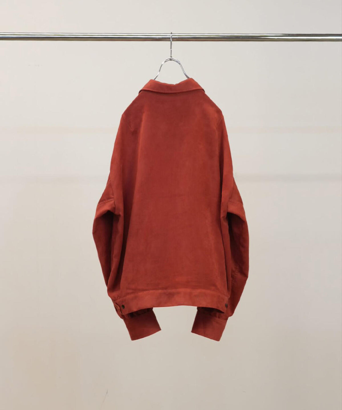 ANCELLM/アンセルム/VEGAN SUEDE OPEN COLLAR SHIRT/ANC-SH93