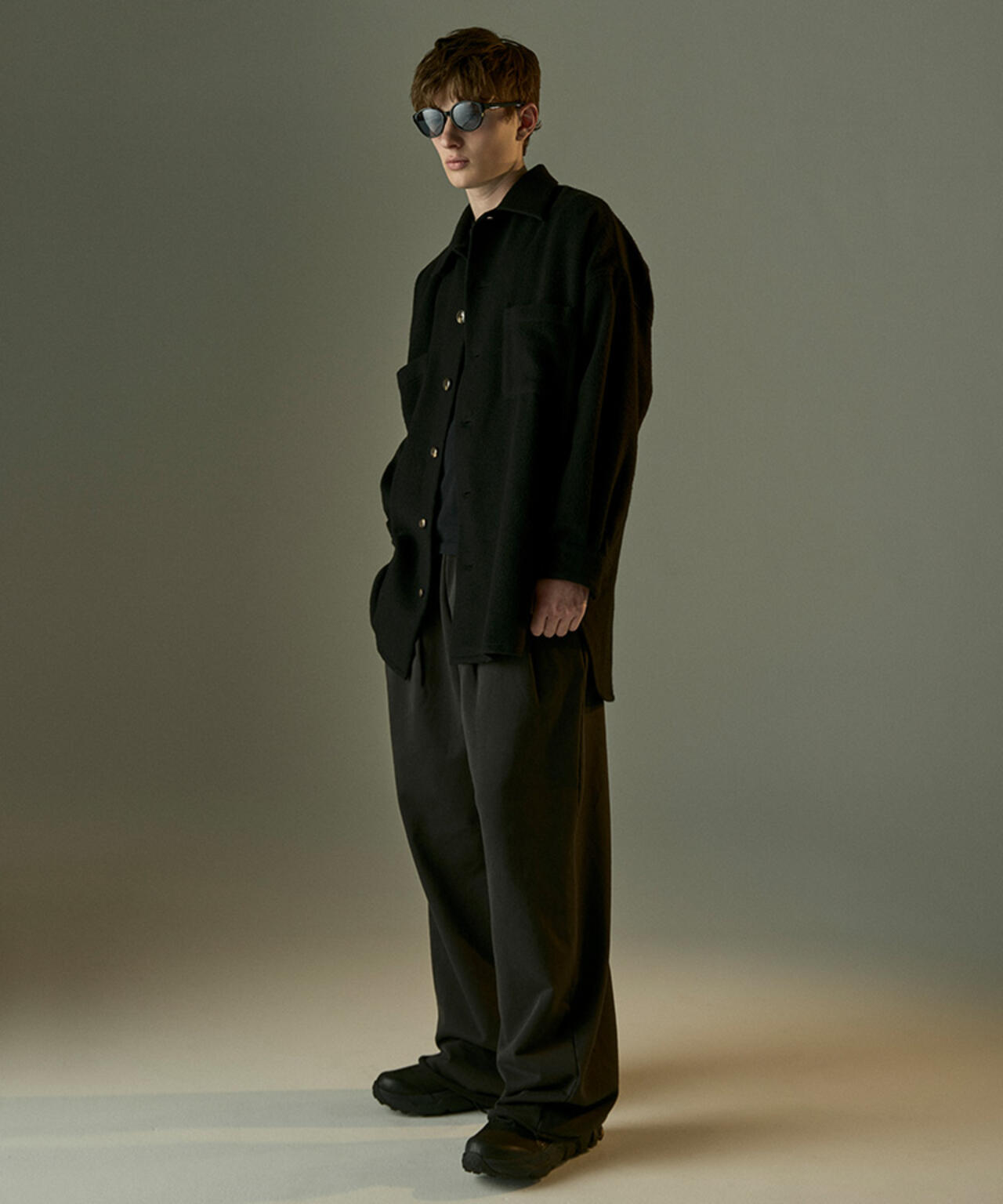 Toironier/トワロニエ/WOOL OVER SHIRTS
