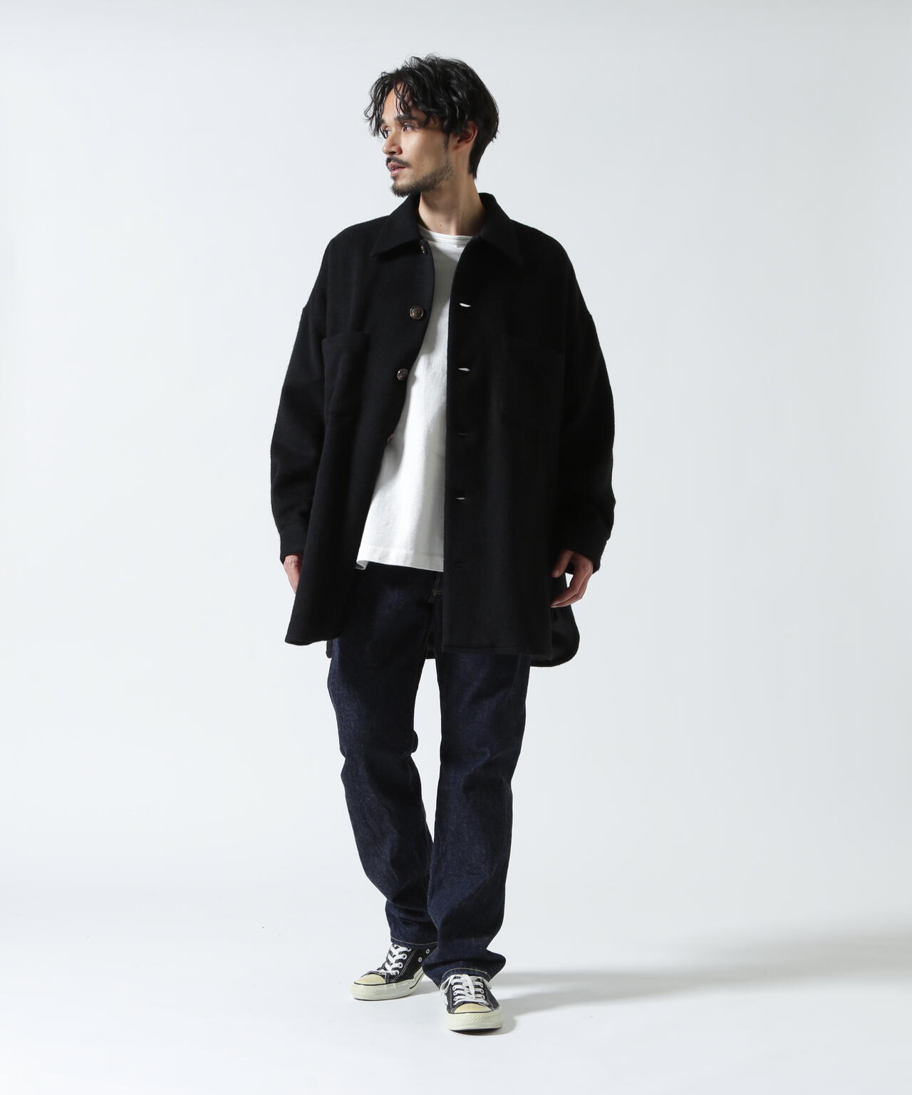 Height 178 Chest 92 Waist 76 hips 95 Shoes 27.0 着用サイズ:F