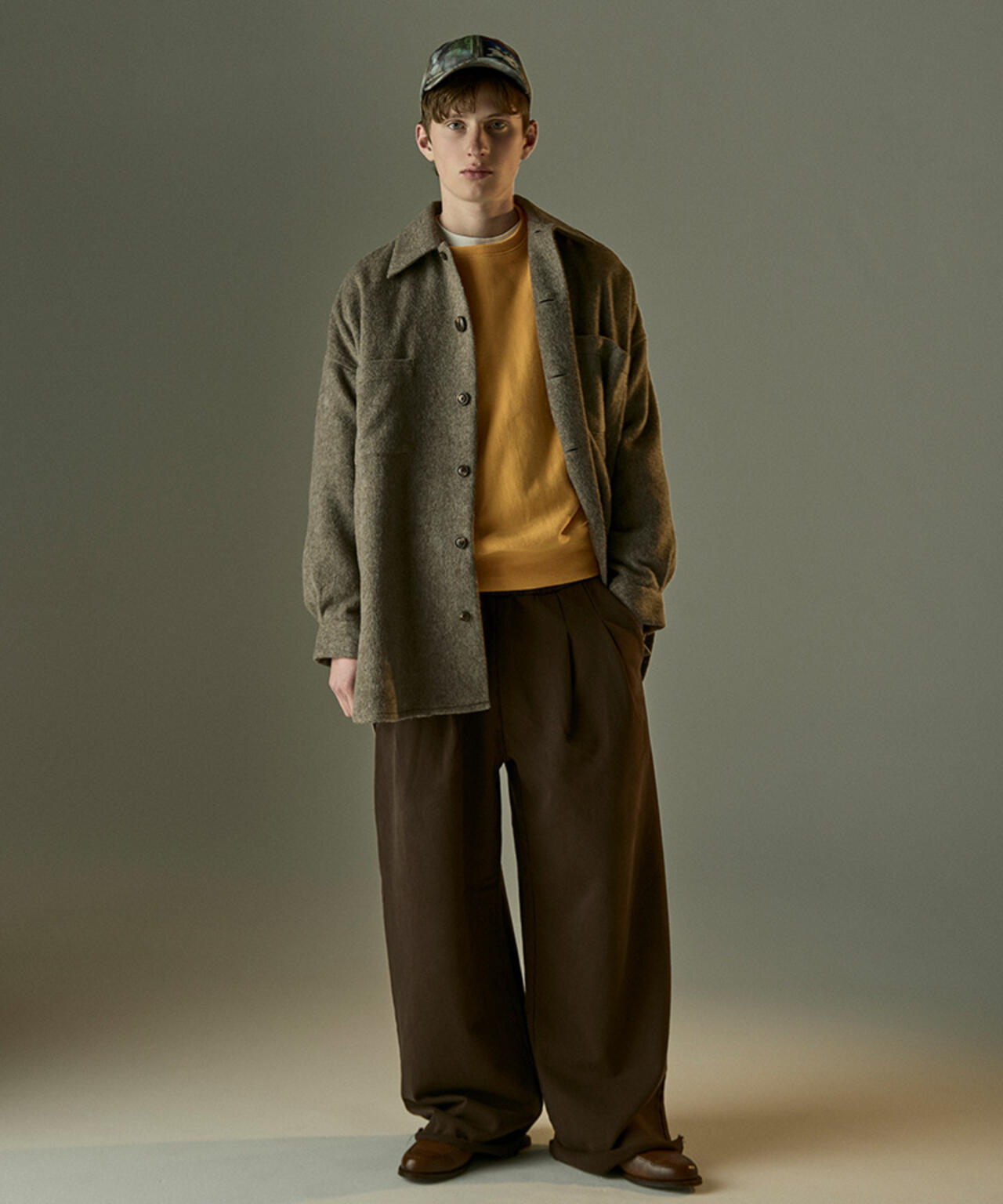 Toironier/トワロニエ/WOOL OVER SHIRTS