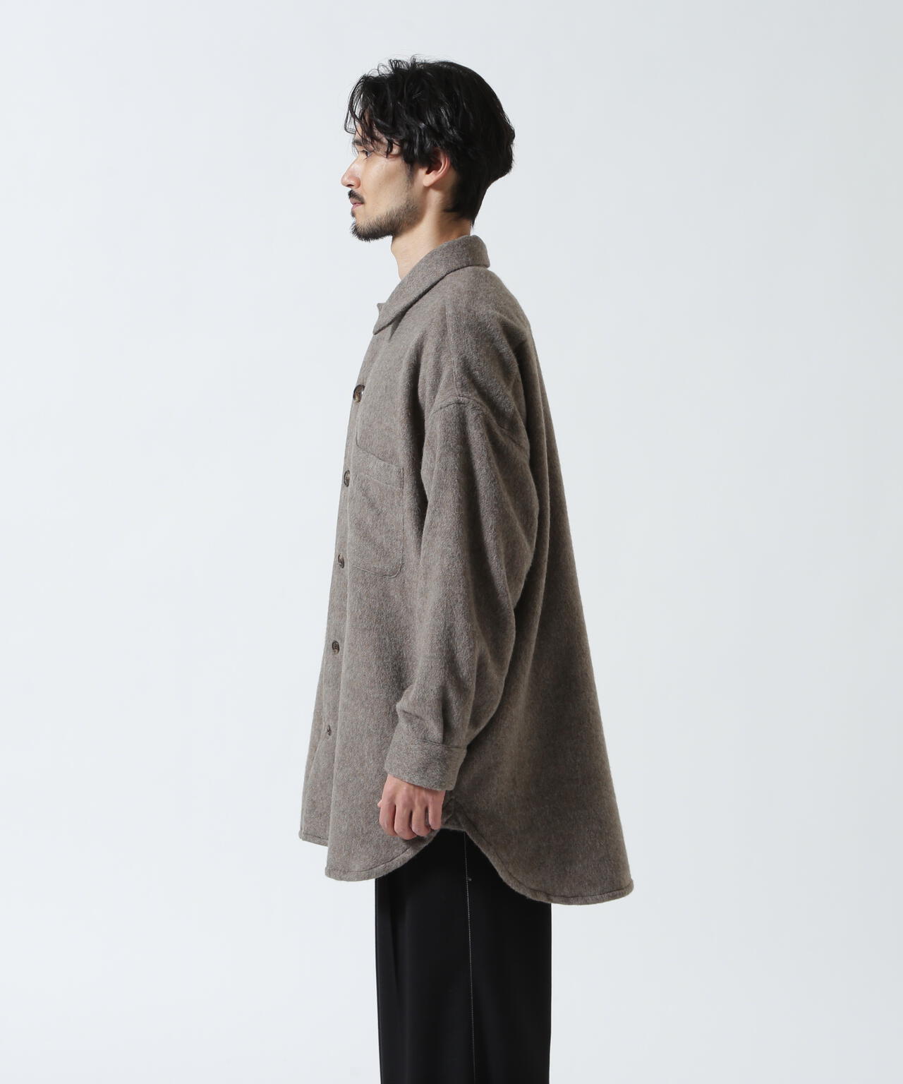 Toironier/トワロニエ/WOOL OVER SHIRTS