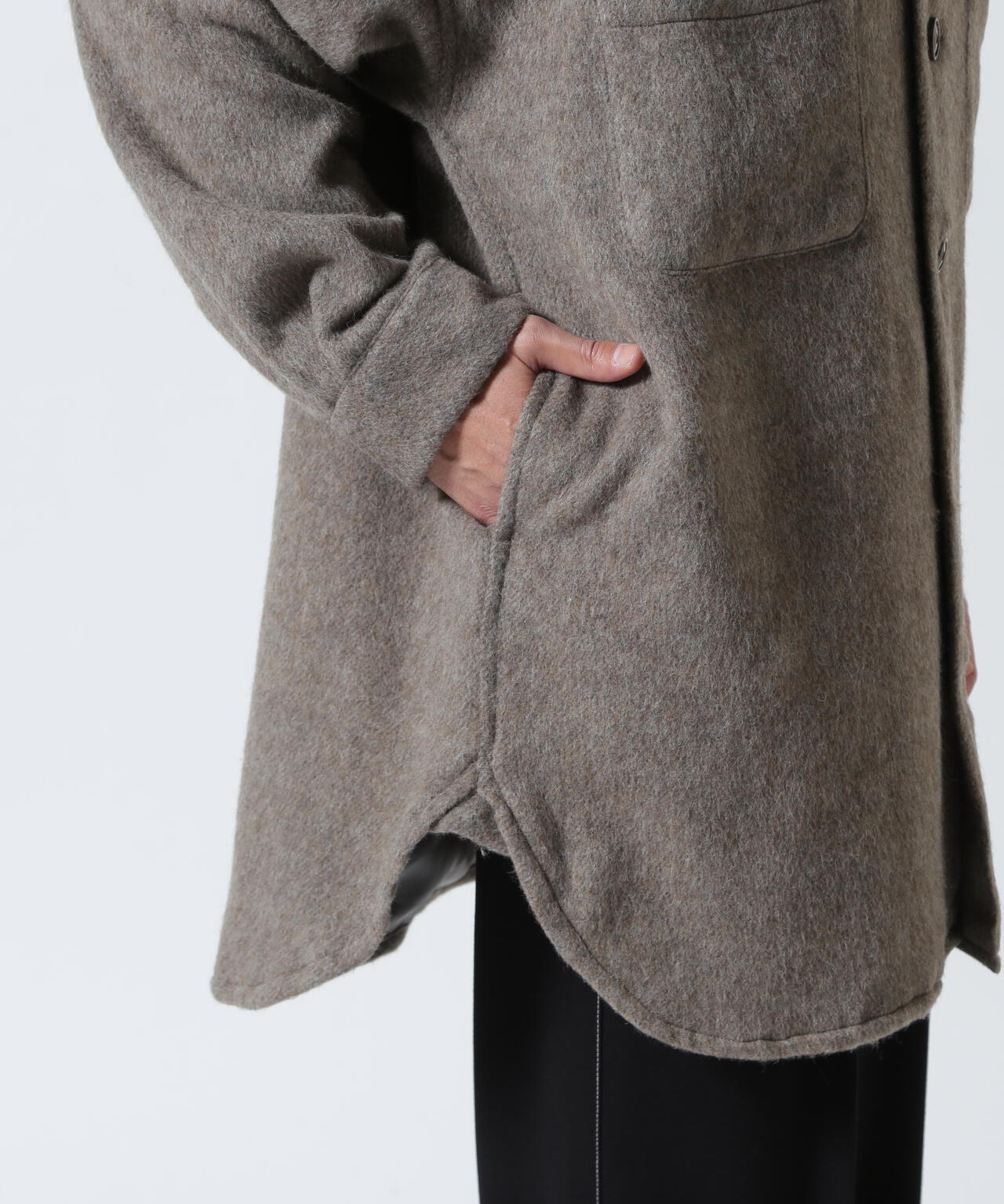 Toironier/トワロニエ/WOOL OVER SHIRTS