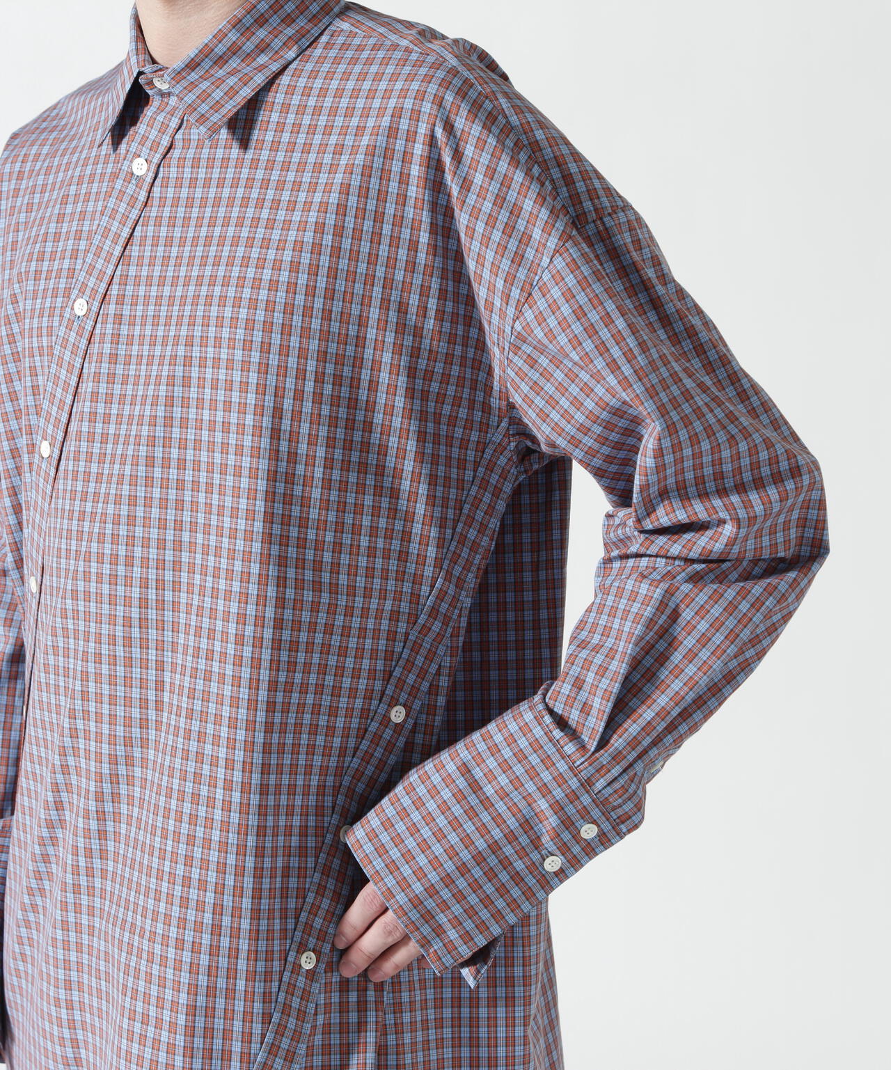 Toironier/トワロニエ/CHECK SYMMETRY SHIRTS