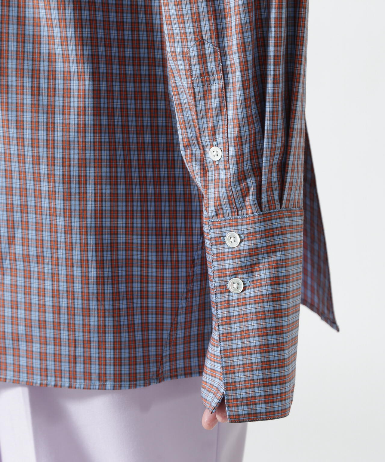 Toironier/トワロニエ/CHECK SYMMETRY SHIRTS