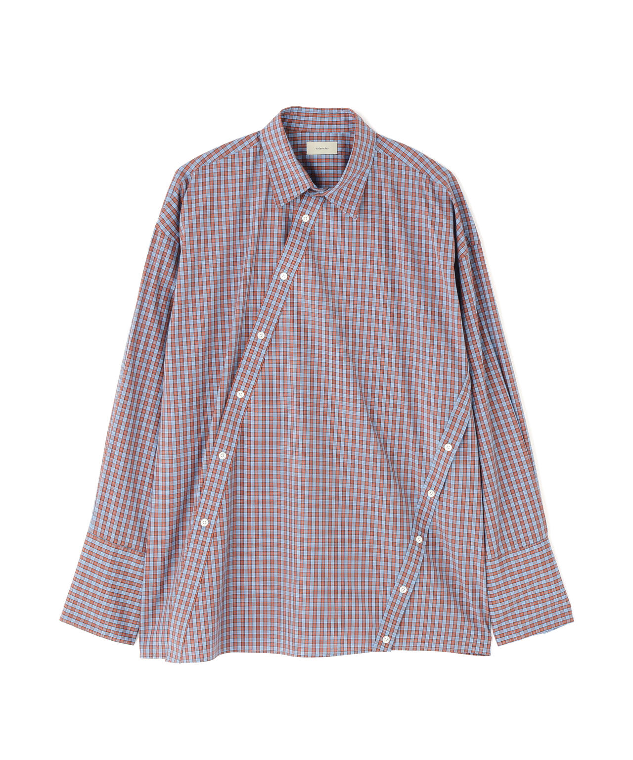 Toironier/トワロニエ/CHECK SYMMETRY SHIRTS