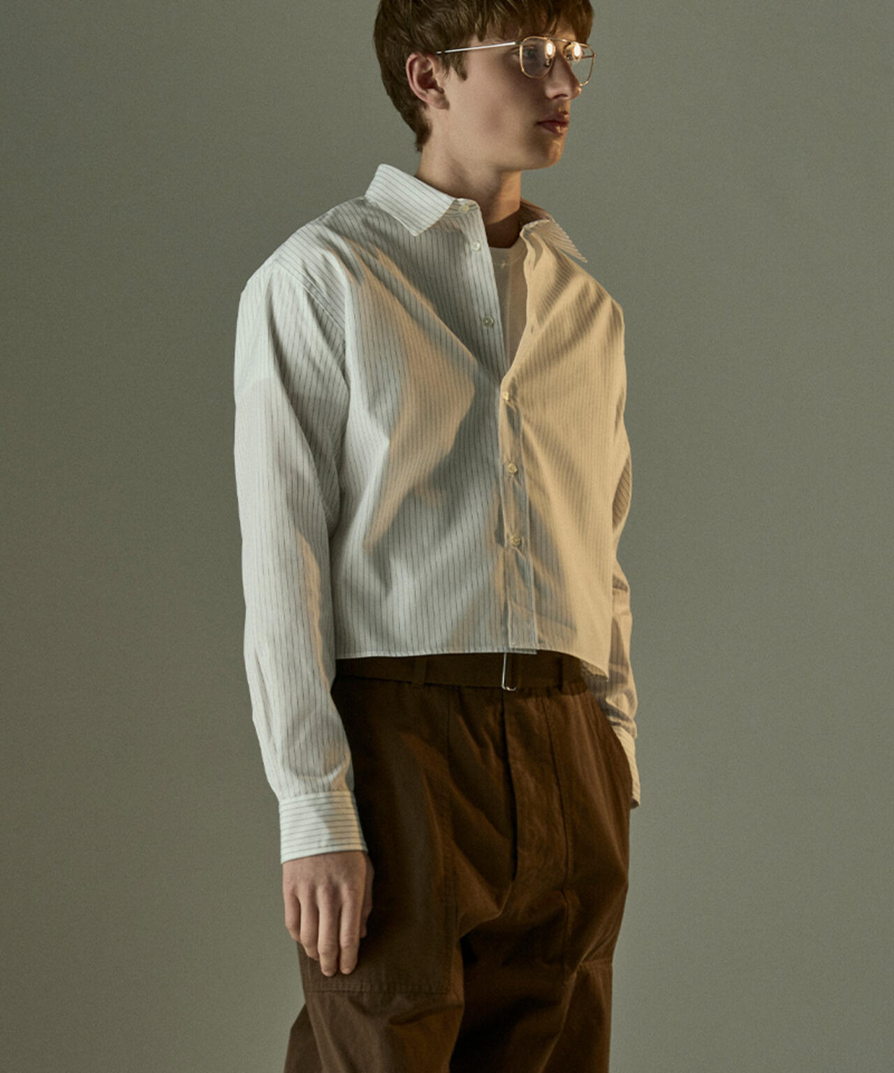 Toironier/トワロニエ/STRIPE SHORT SHIRTS