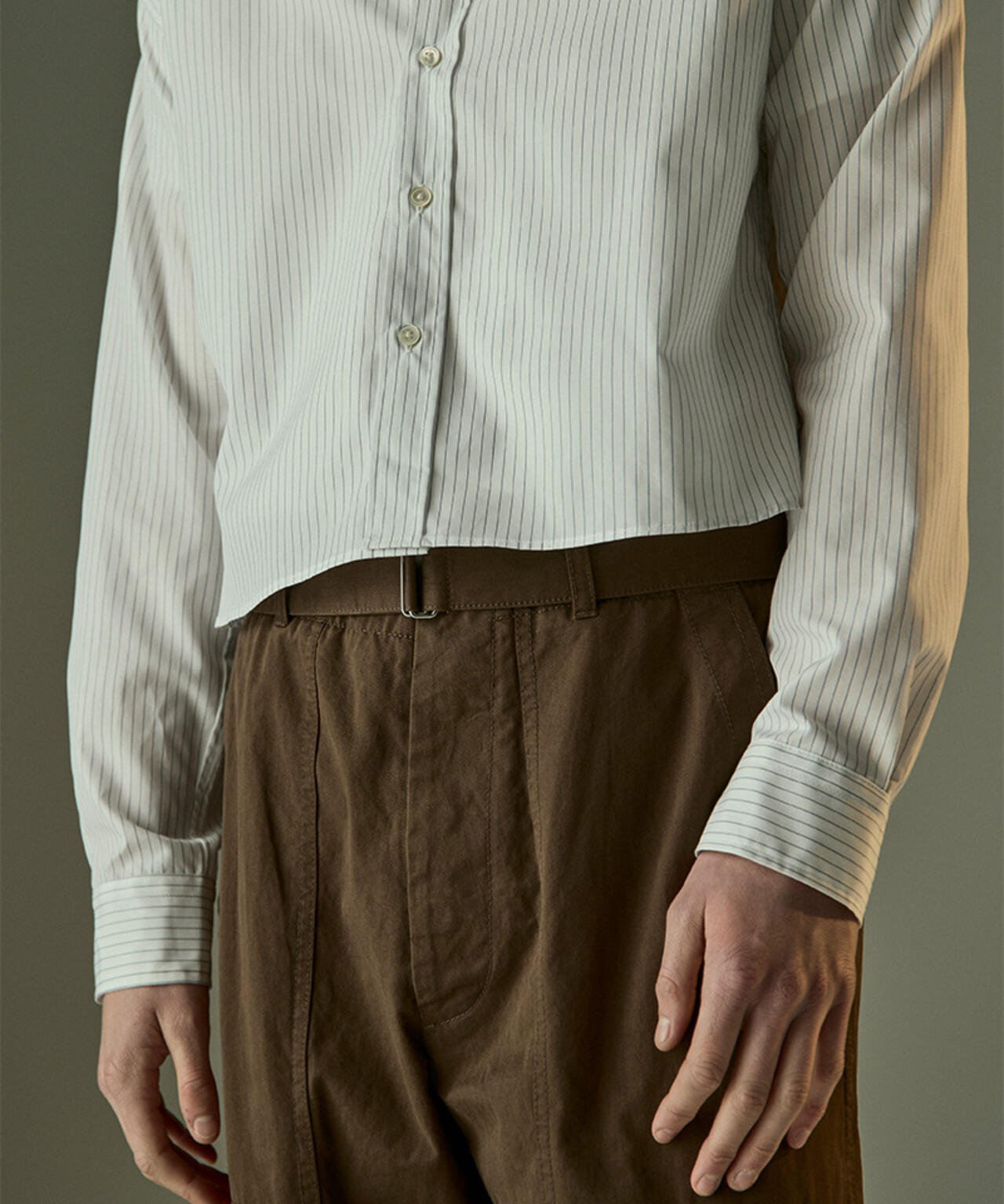 Toironier/トワロニエ/STRIPE SHORT SHIRTS