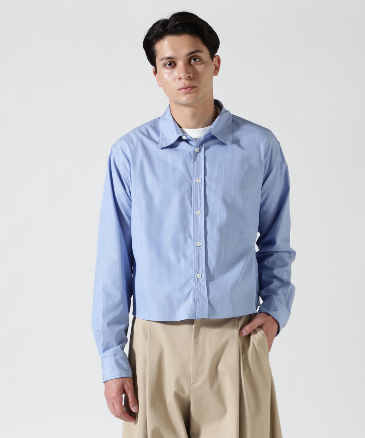 Toironier/トワロニエ/STRIPE SHORT SHIRTS