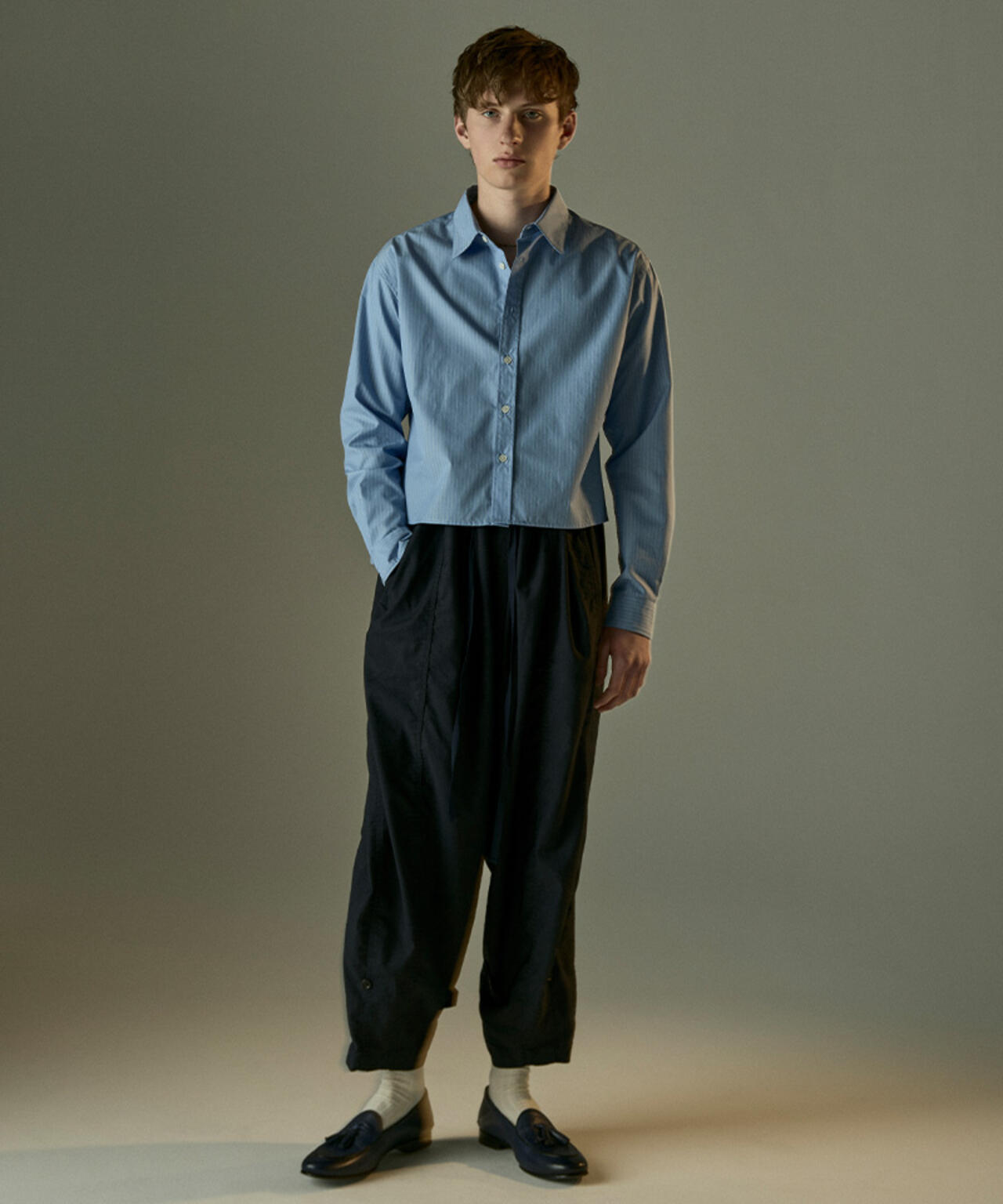 Toironier/トワロニエ/STRIPE SHORT SHIRTS