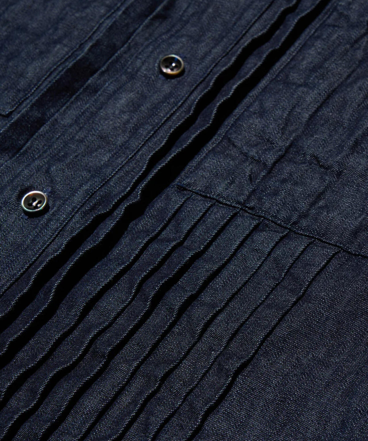 THOUSANDS/サウザンズ/DENIM BOSOM SHIRT