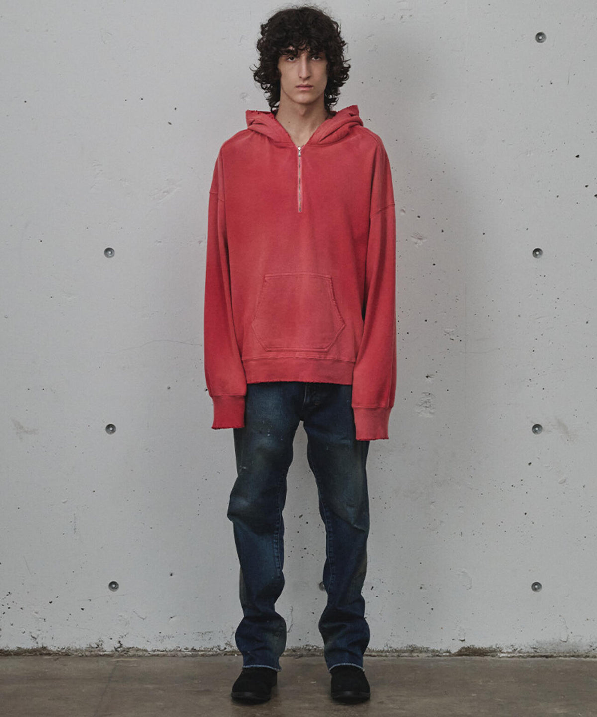 ANCELLM/アンセルム/LIGHT LOOP ZIP HOODIE/ANC-CT148