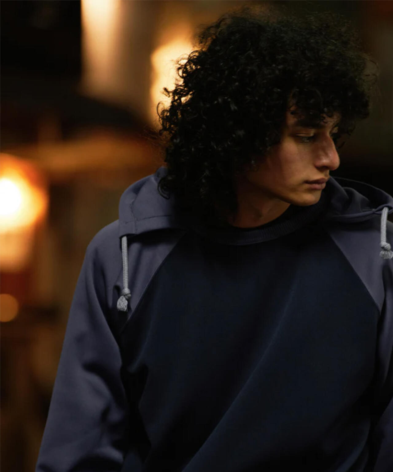 FOUNDOUR/ファウンダ/W FACE 2 TONE HOODIE