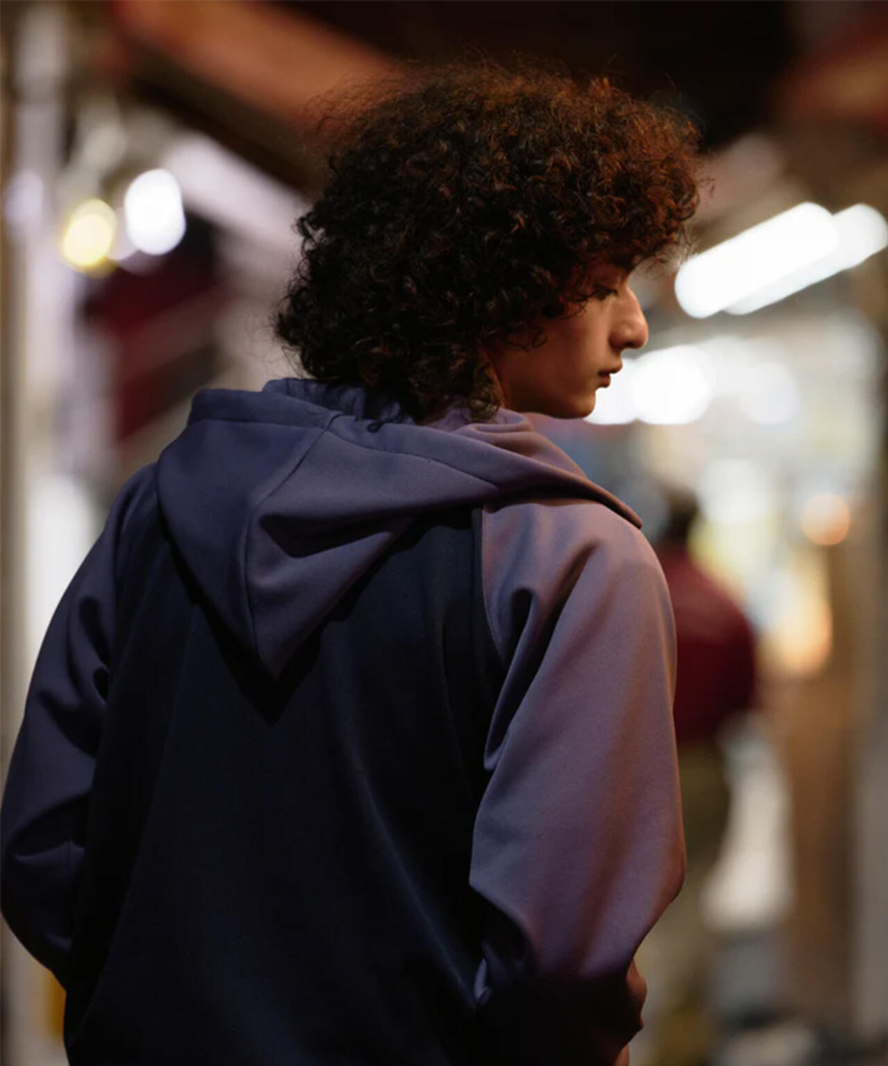 FOUNDOUR/ファウンダ/W FACE 2 TONE HOODIE