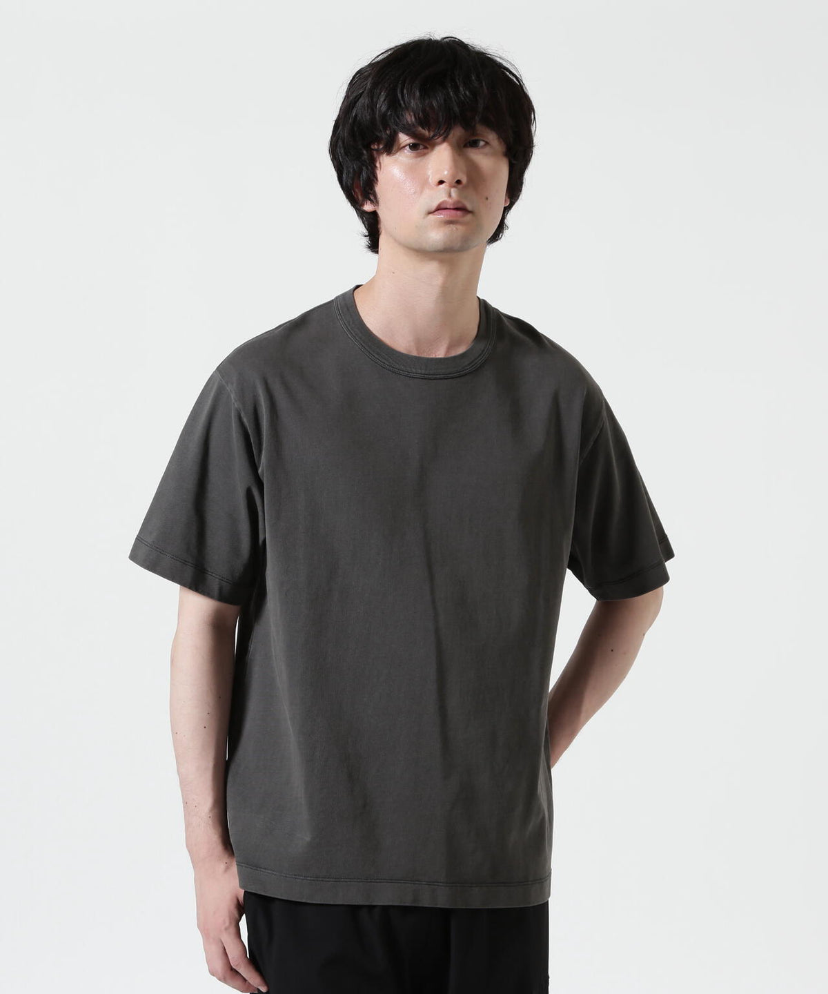 The Make Happy Studio/ザメイクハッピーストゥディオ/CREWNECK PIGMENT TEE