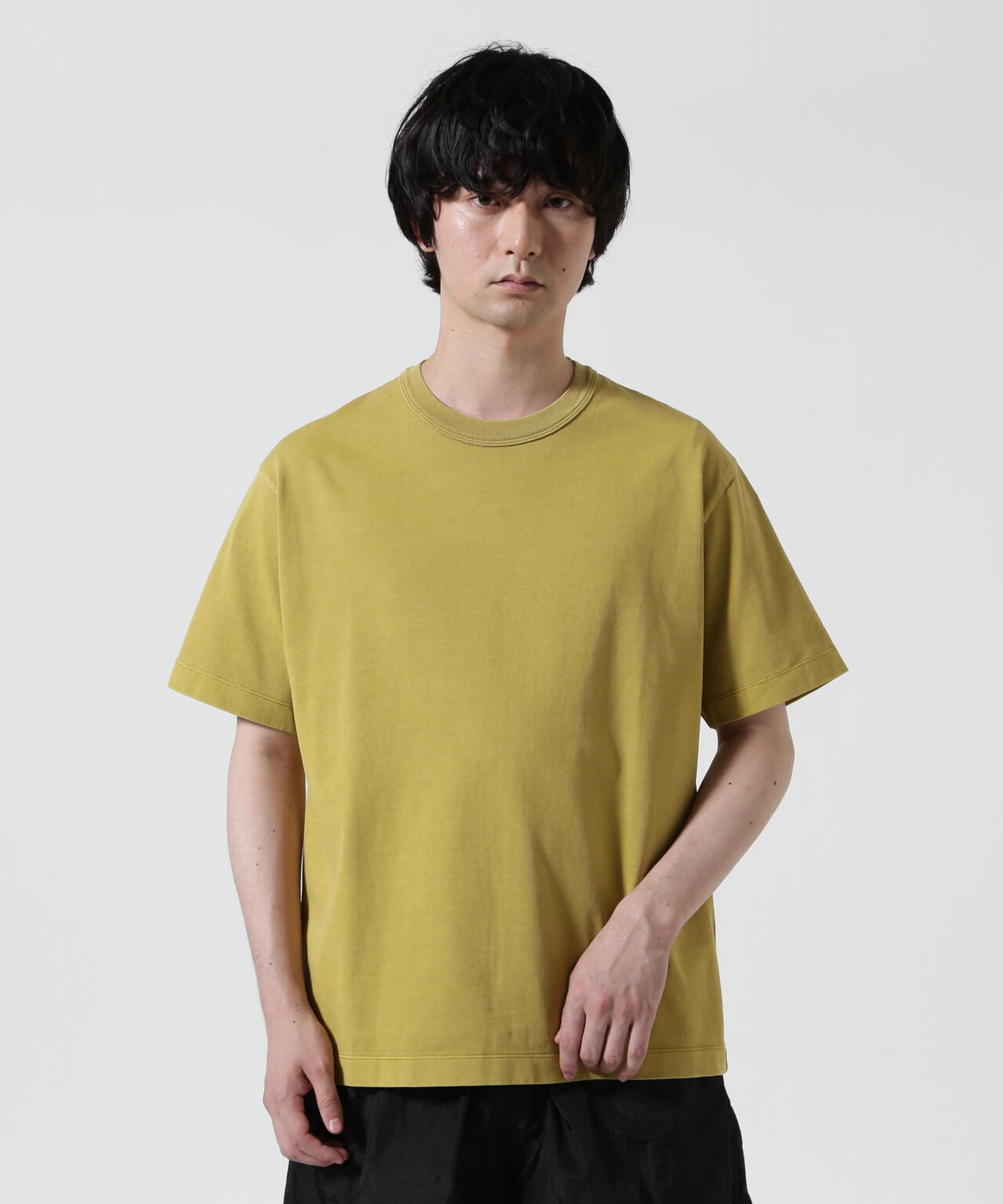 The Make Happy Studio/ザメイクハッピーストゥディオ/CREWNECK PIGMENT TEE