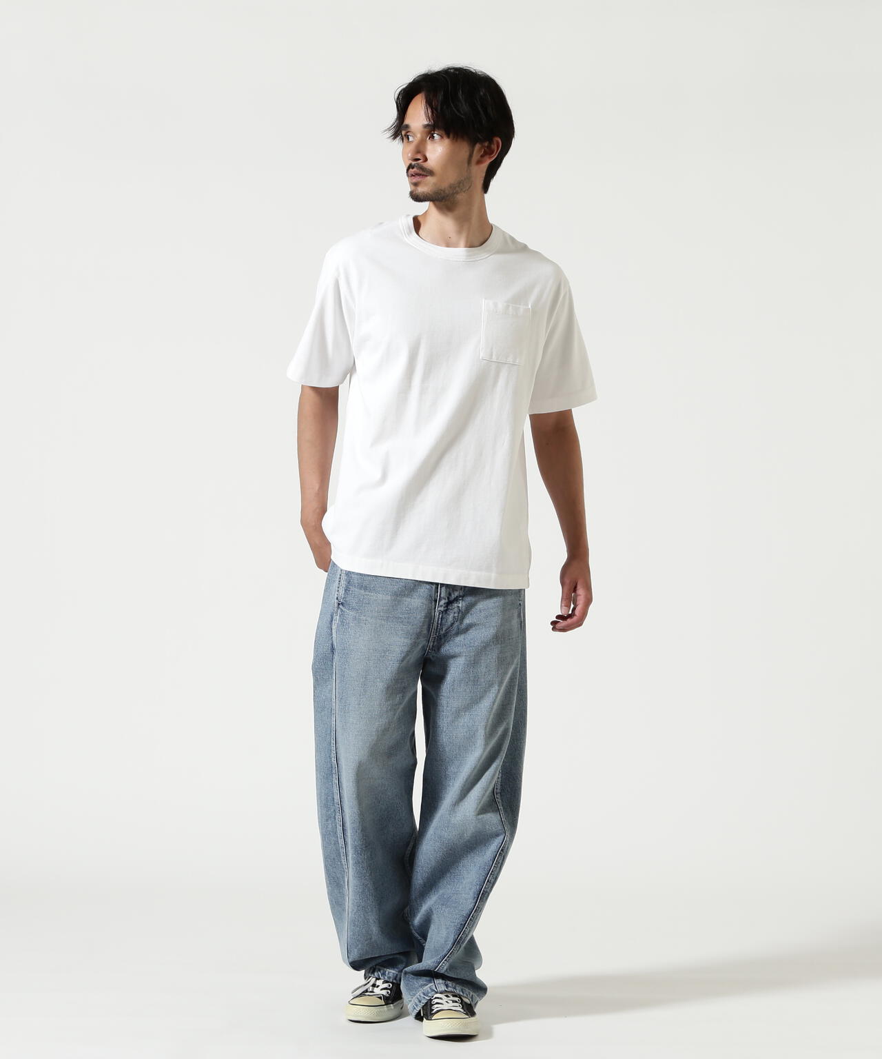 The Make Happy Studio/ザメイクハッピーストゥディオ/POCKET PUGMENT TEE