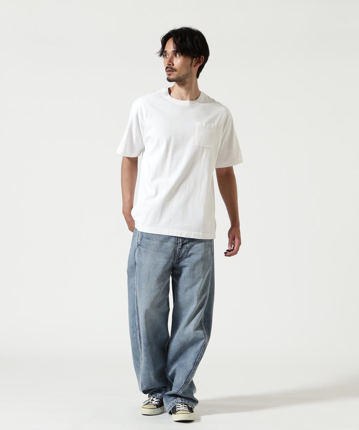 The Make Happy Studio/ザメイクハッピーストゥディオ/POCKET PUGMENT TEE