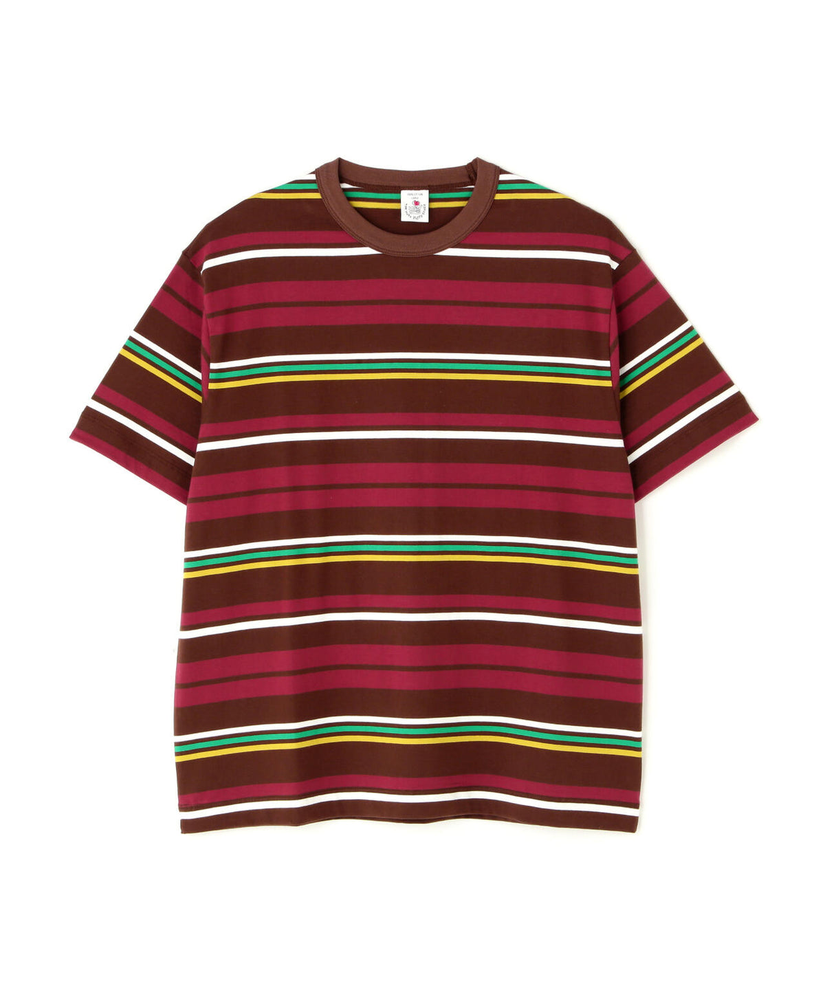 The Make Happy Studio/ザメイクハッピーストゥディオ/BORDER CREWNECK TEE