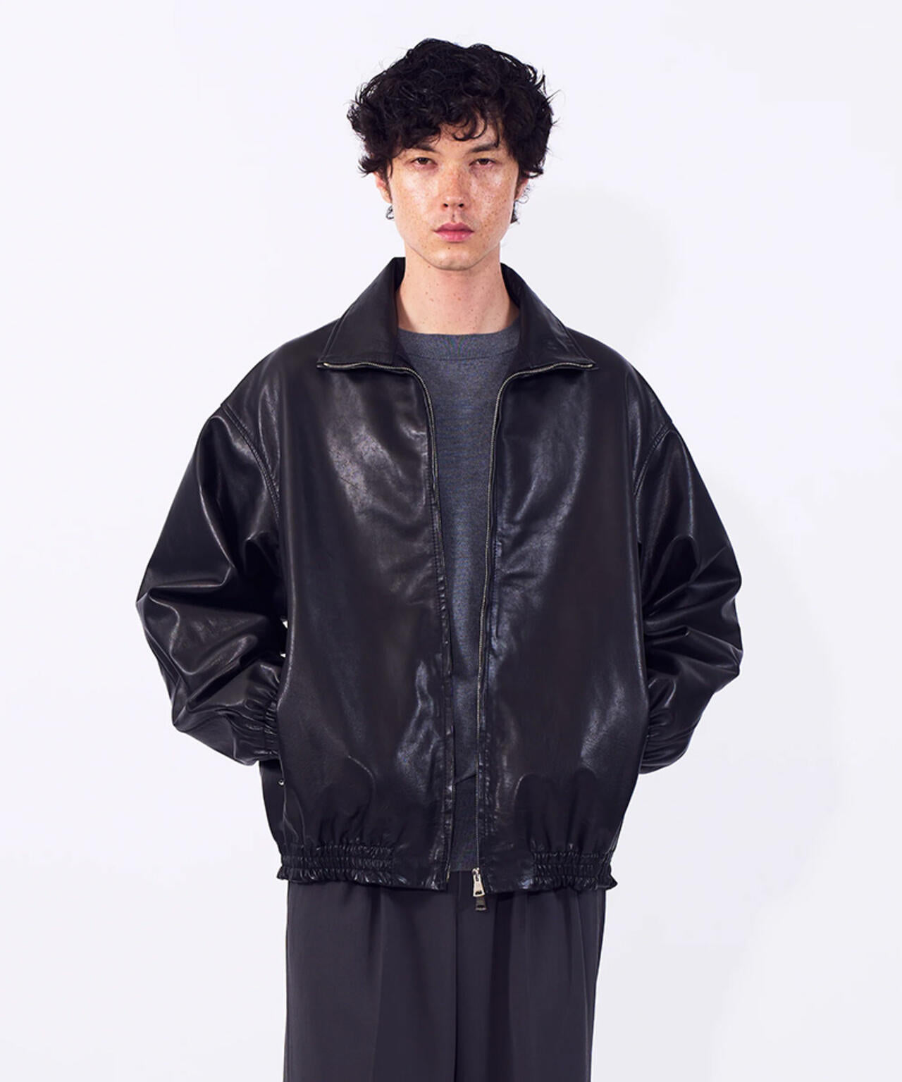 YOKE/ヨーク/Carf Leather Truck Jacket/YK26SS01157B