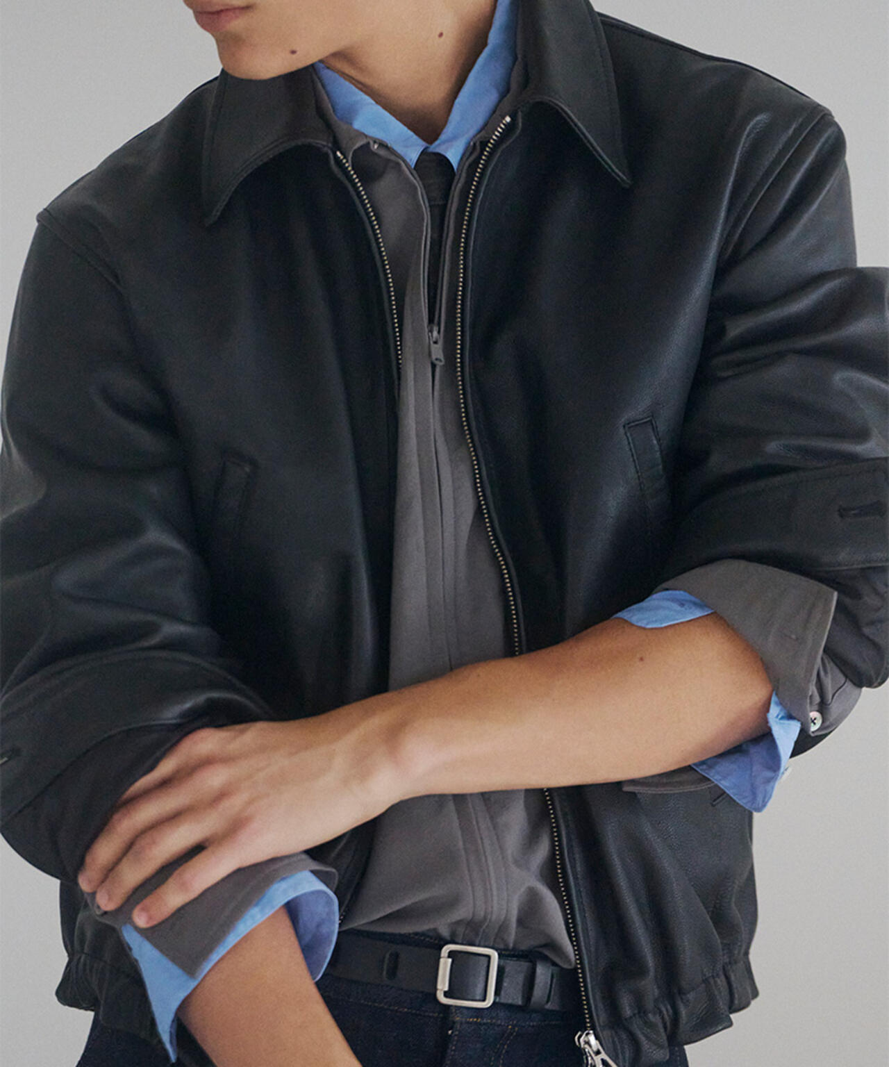 YOKE×吾亦紅/ヨーク×ワレモコウ/LEATHER ZIP BLOUSON Exclusive/吾亦紅別注