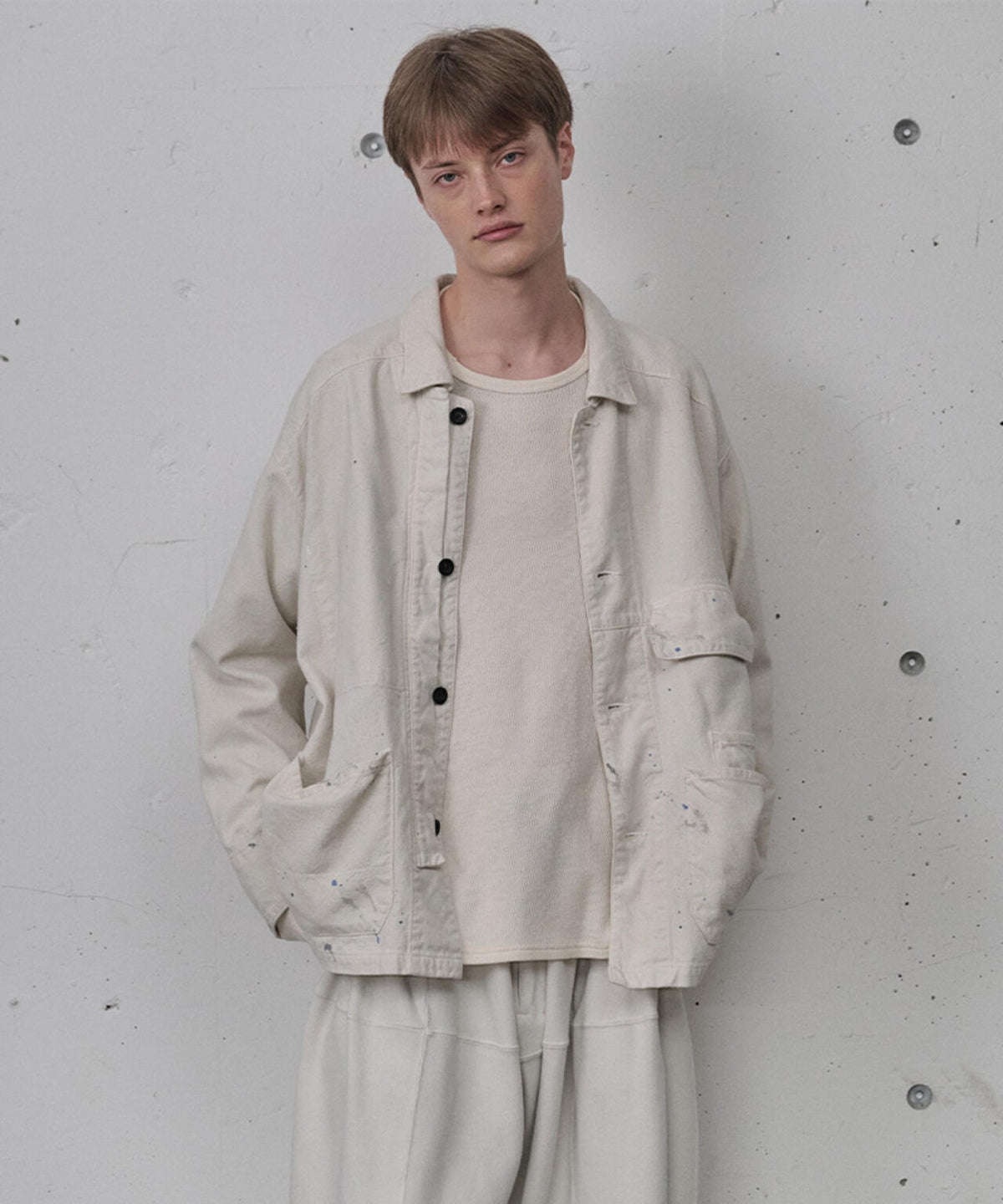 ANCELLM/アンセルム/C/R DUCK COVERALL JACKET/ANC-JK77
