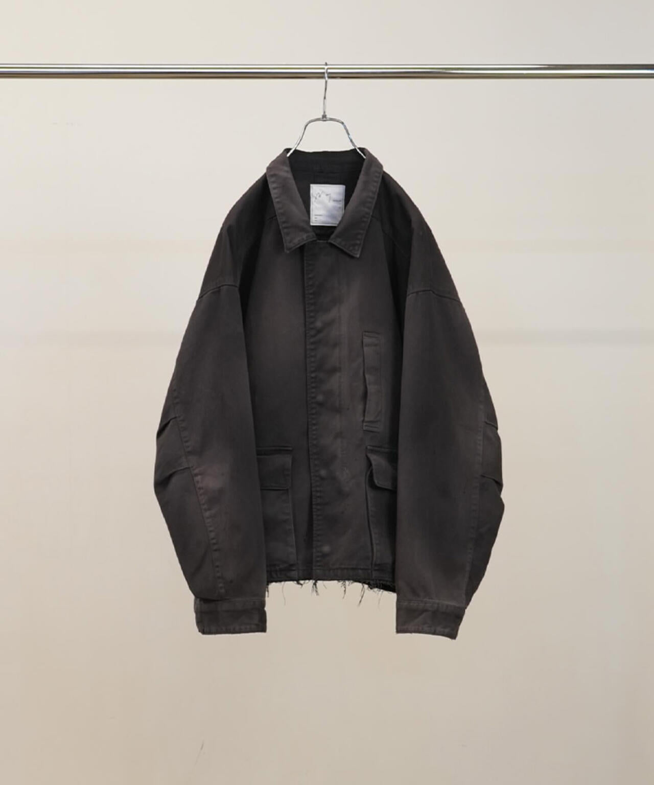 ANCELLM/アンセルム/HIGHCOUNT DRILL AGING JACKET/ANC-JK80