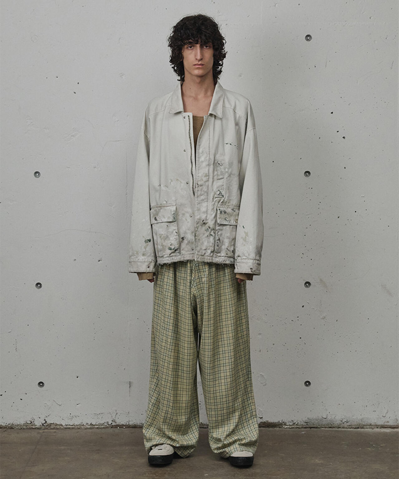 ANCELLM/アンセルム/HIGHCOUNT DRILL AGING JACKET/ANC-JK80