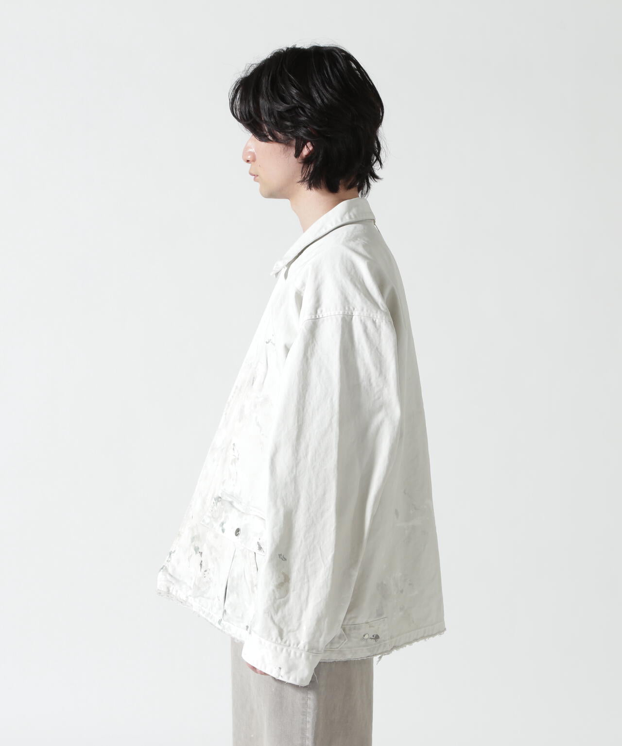 ANCELLM/アンセルム/HIGHCOUNT DRILL AGING JACKET/ANC-JK80