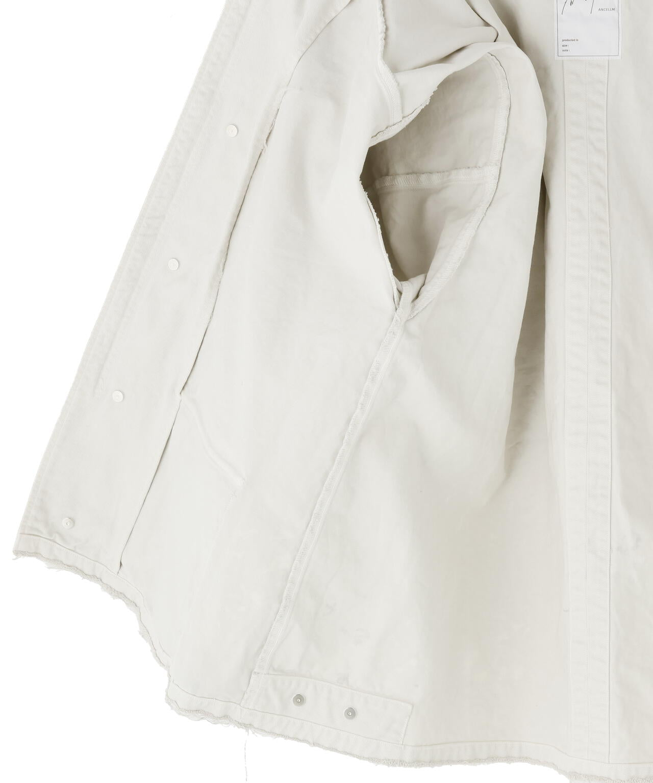 ANCELLM/アンセルム/HIGHCOUNT DRILL AGING JACKET/ANC-JK80