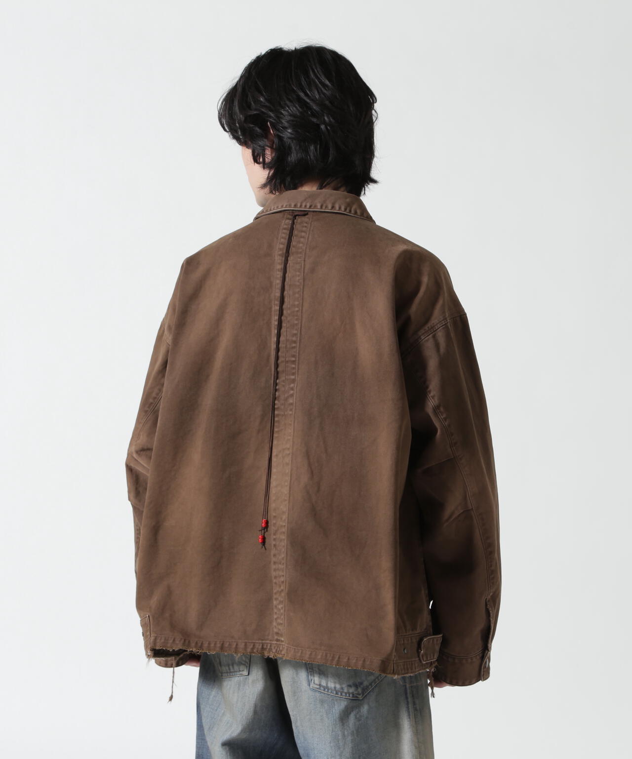 ANCELLM/アンセルム/HIGHCOUNT DRILL AGING JACKET/ANC-JK80