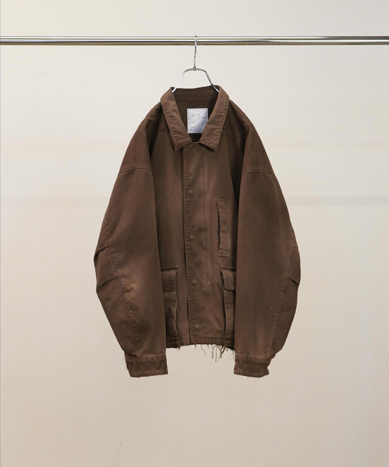 ANCELLM/アンセルム/HIGHCOUNT DRILL AGING JACKET/ANC-JK80