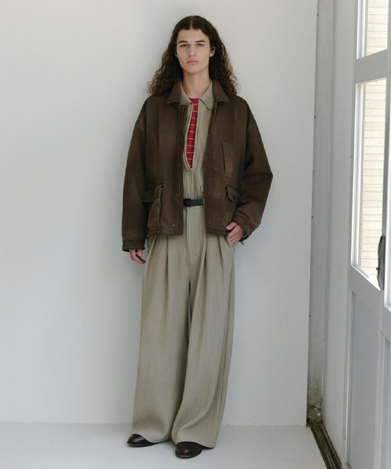 ANCELLM/アンセルム/HIGHCOUNT DRILL AGING JACKET/ANC-JK80