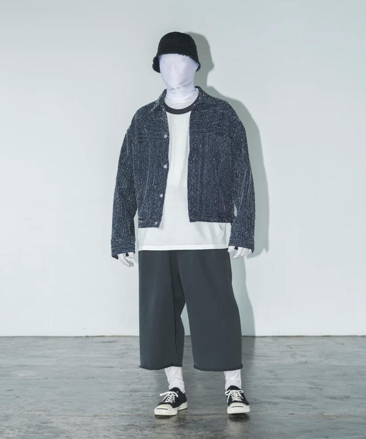 THOUSANDS/サウザンズ/DAZZLE DENIM PLEATED JACKET
