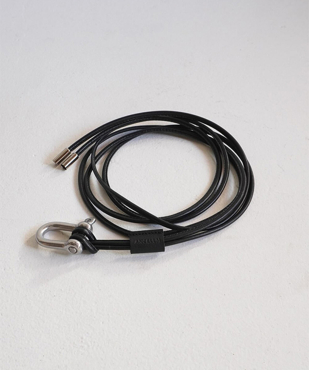 ANCELLM/アンセルム/LEATHER ROPE BELT/ANC-GD12