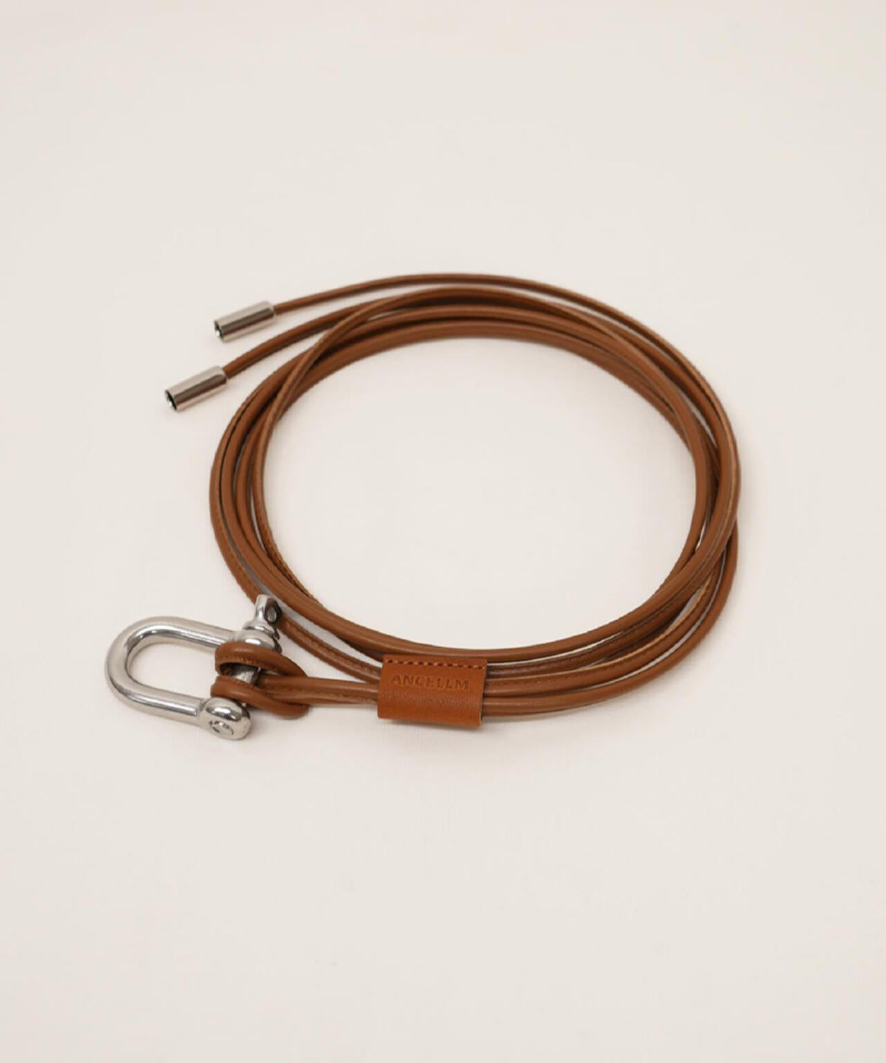 ANCELLM/アンセルム/LEATHER ROPE BELT/ANC-GD12