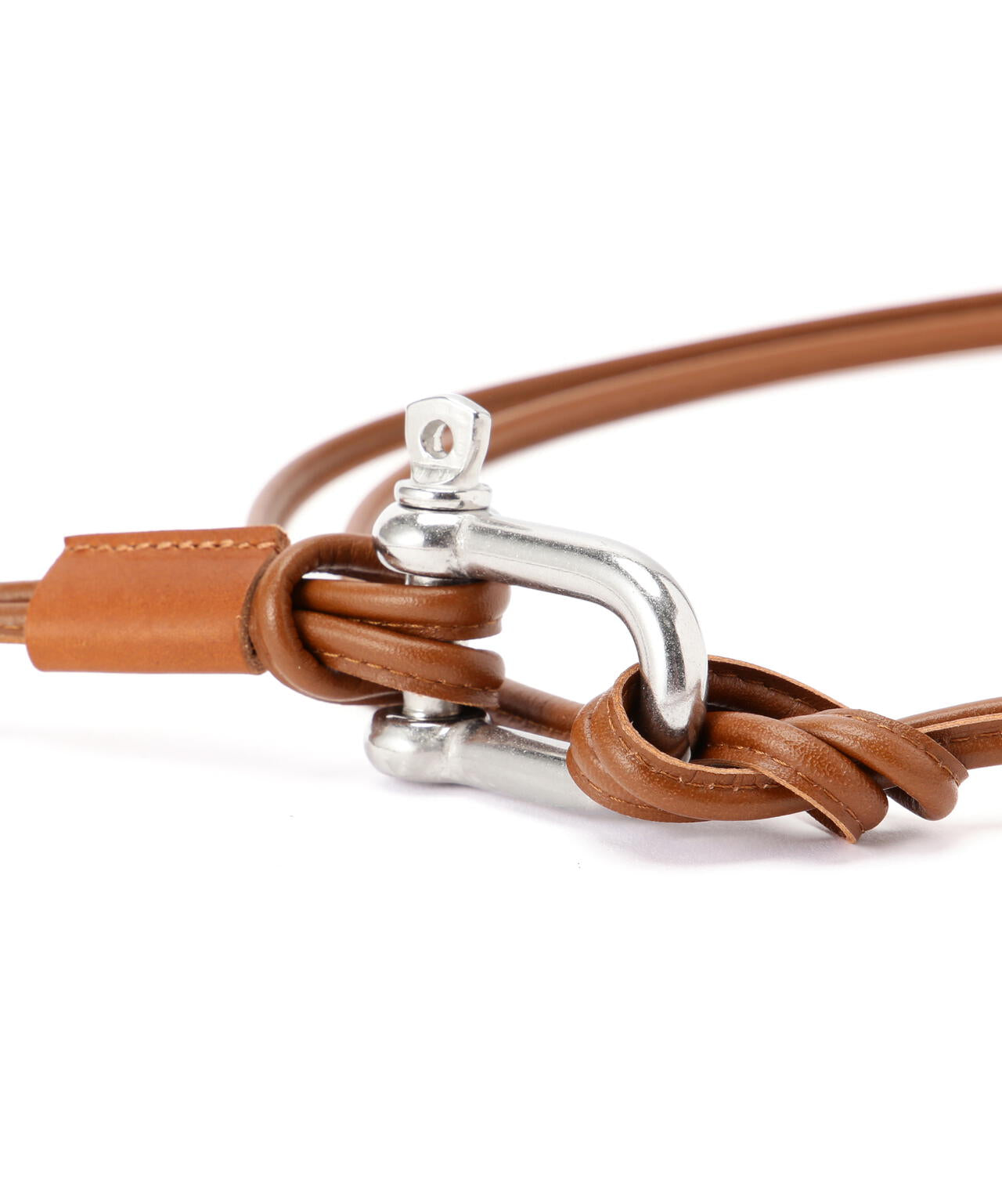 ANCELLM/アンセルム/LEATHER ROPE BELT/ANC-GD12