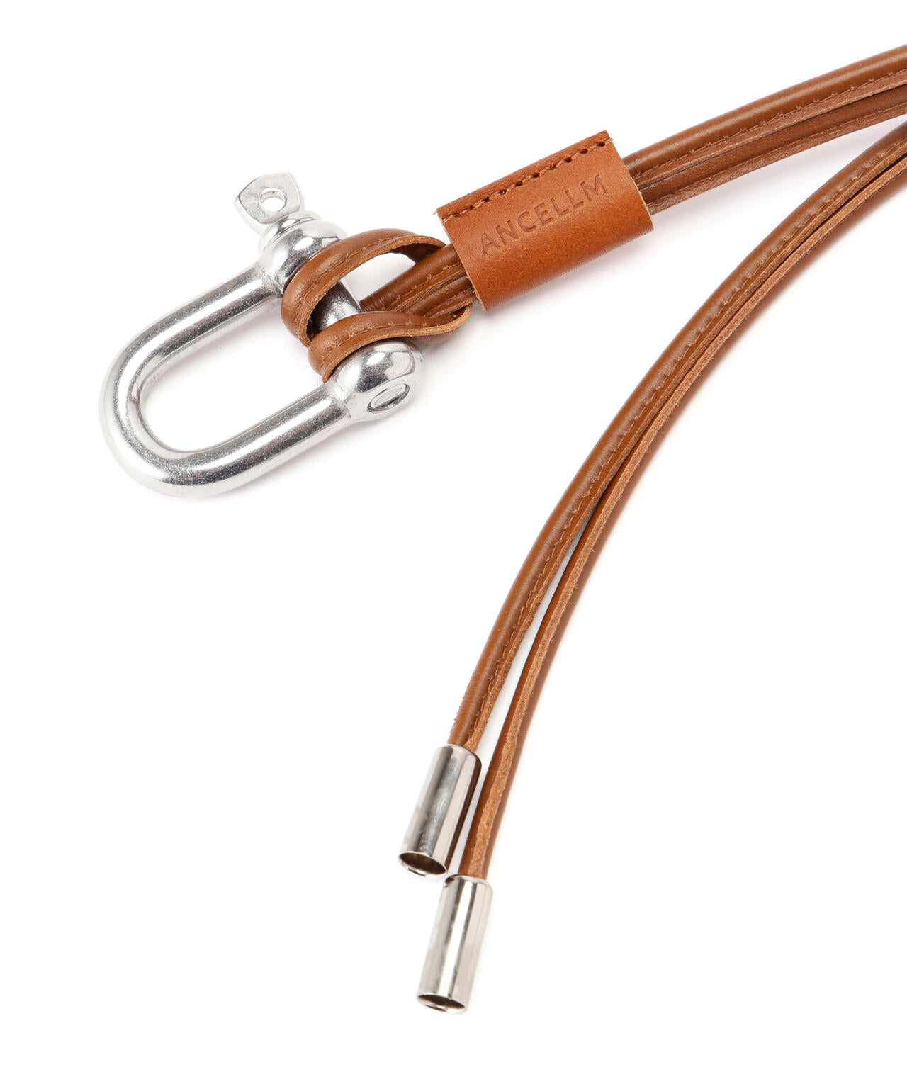ANCELLM/アンセルム/LEATHER ROPE BELT/ANC-GD12