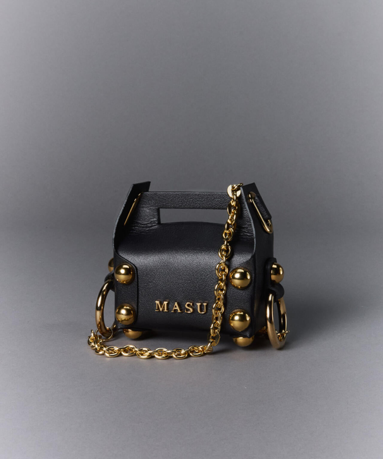 MASU/エムエーエスユー/LEATHER CAKE BAG PETIT/M26U6OJ007
