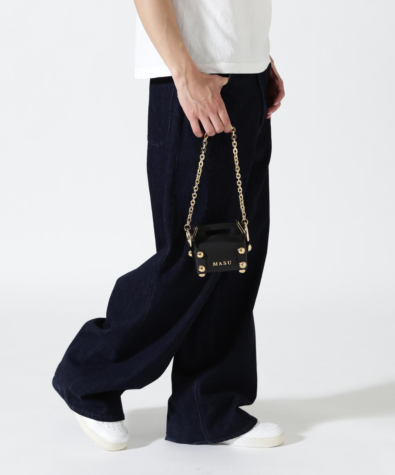 MASU/エムエーエスユー/LEATHER CAKE BAG PETIT/M26U6OJ007