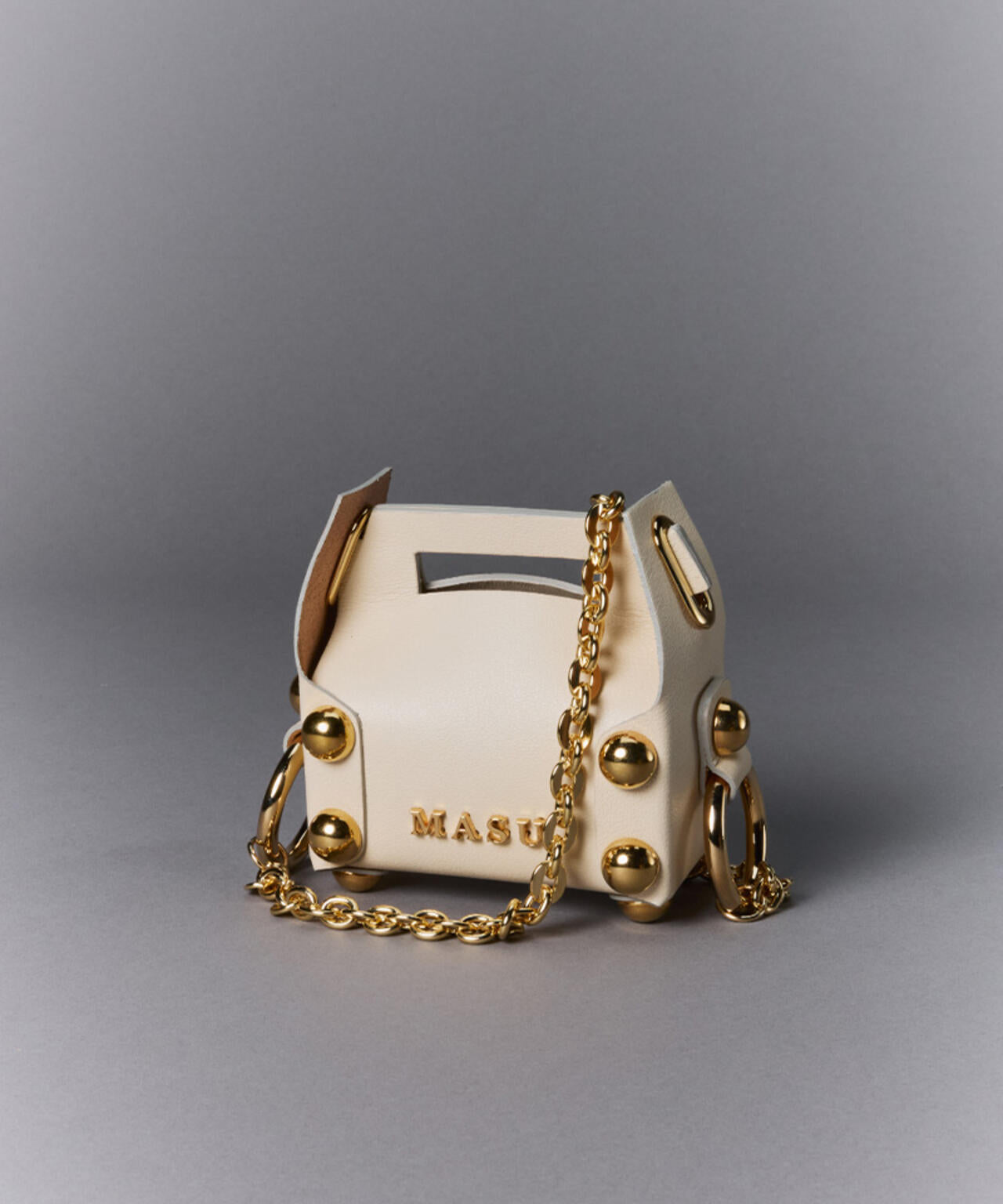 MASU/エムエーエスユー/LEATHER CAKE BAG PETIT/M26U6OJ007