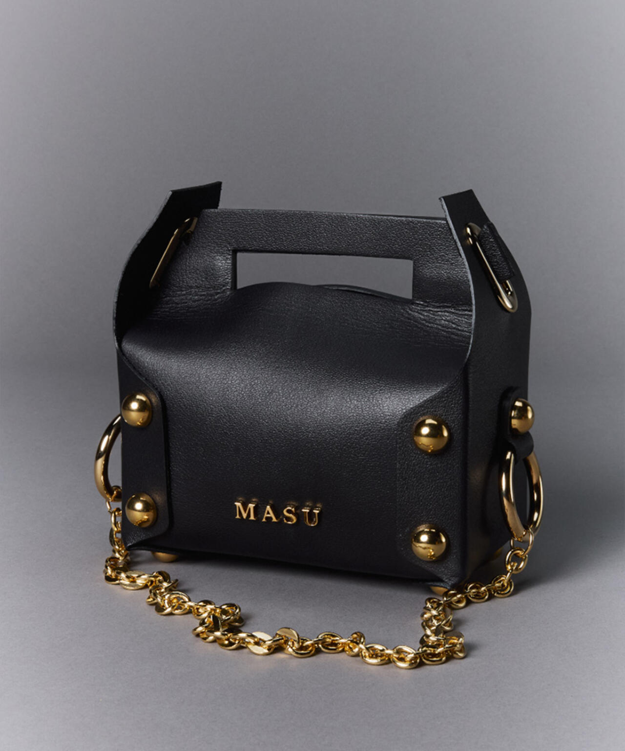 MASU/エムエーエスユー/LEATHER CAKE BAG/M26U6OJ008
