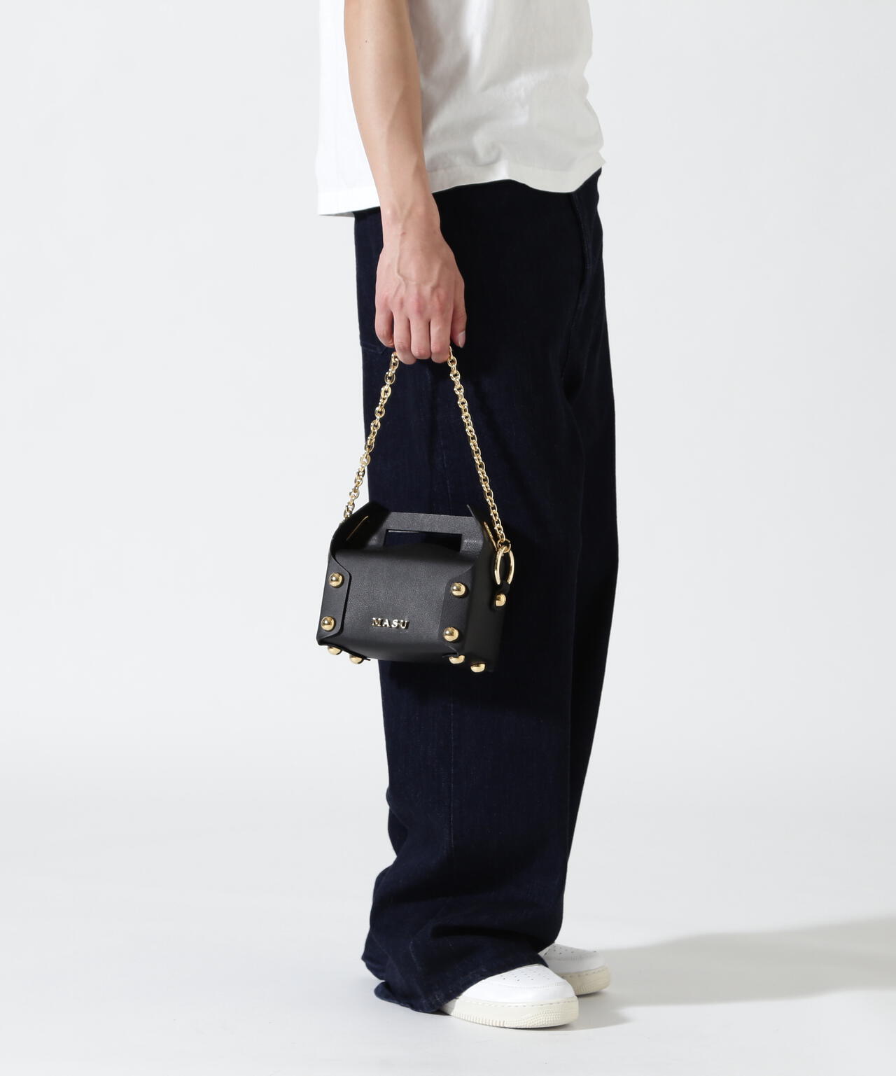 MASU/エムエーエスユー/LEATHER CAKE BAG/M26U6OJ008