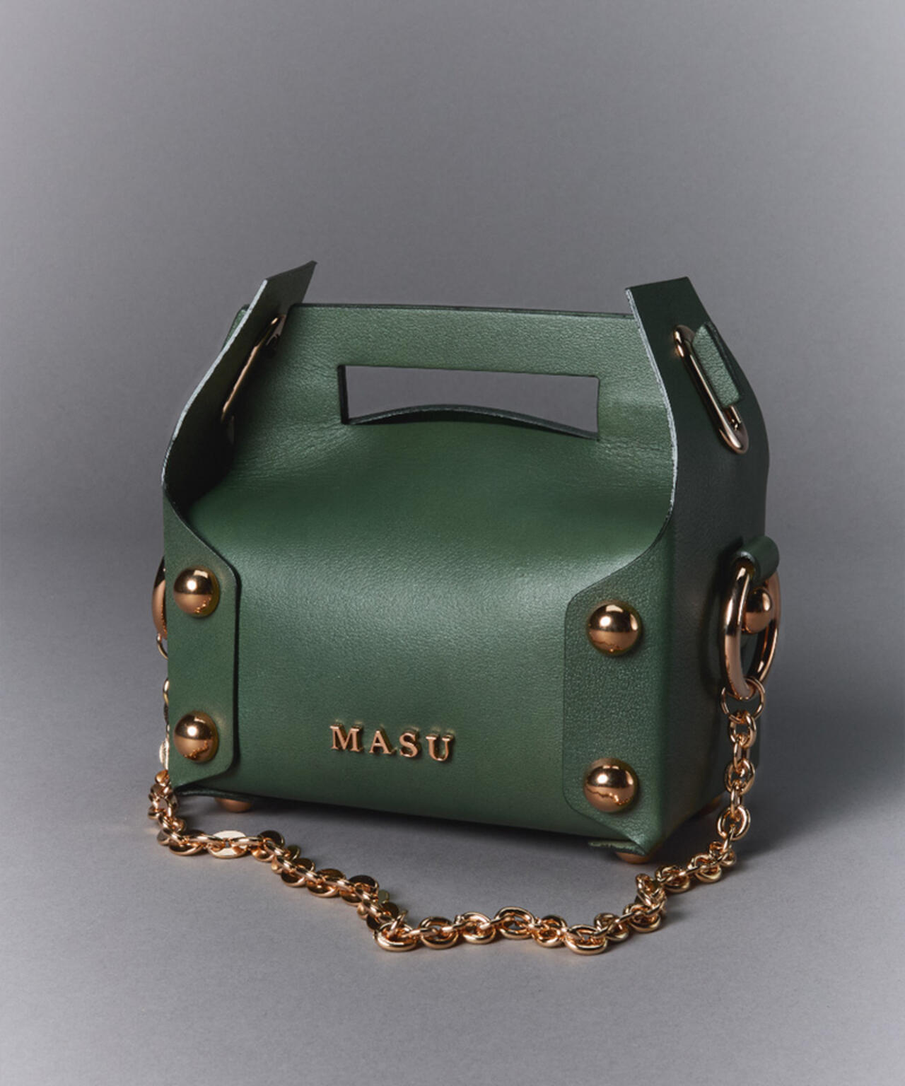 MASU/エムエーエスユー/LEATHER CAKE BAG/M26U6OJ008