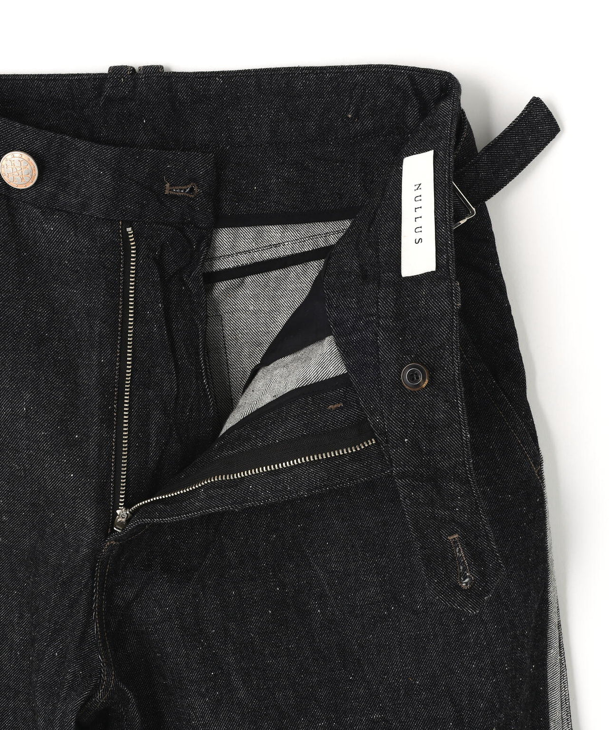 NULLUS/ヌルス/LOW POLY SHIFT DENIM/NUAW26TRO004-BLK