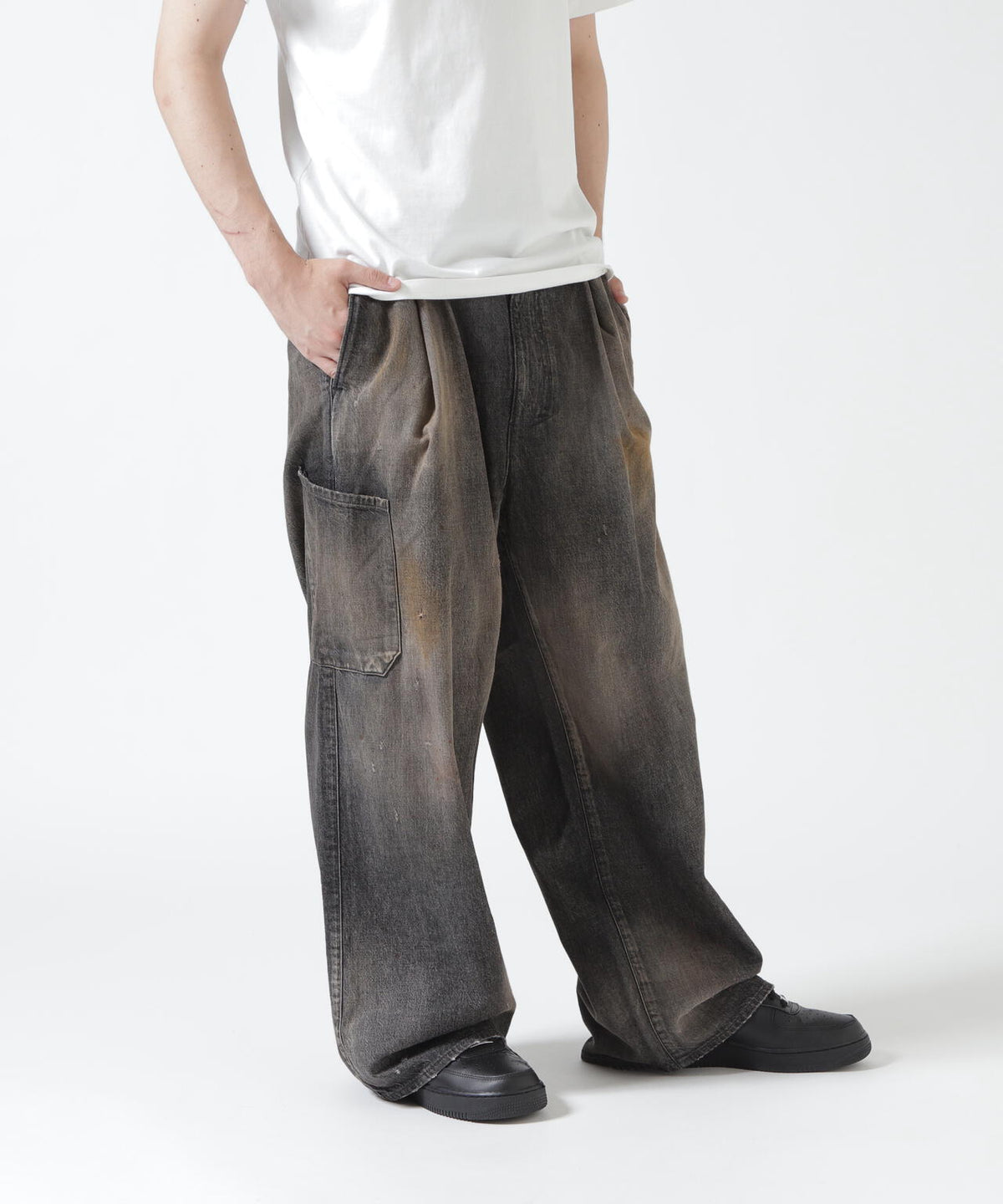 ANCELLM/アンセルム/DENIM PAINTER PANTS/ANC-PT139