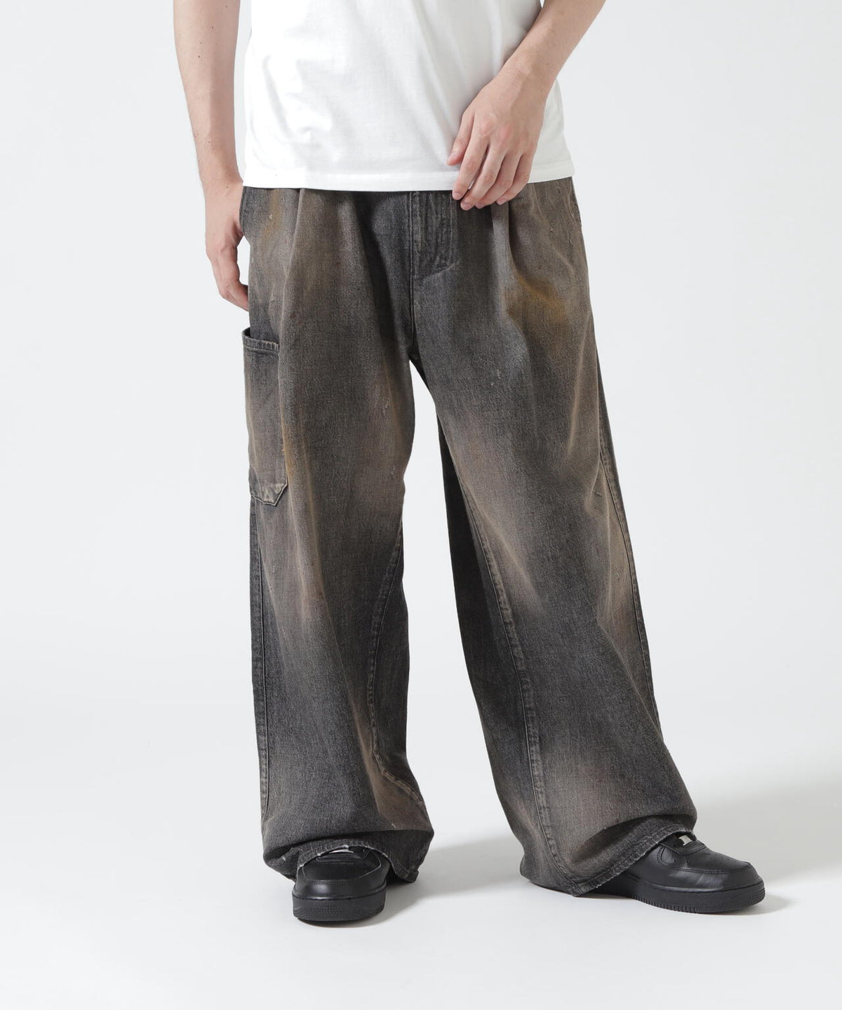 ANCELLM/アンセルム/DENIM PAINTER PANTS/ANC-PT139