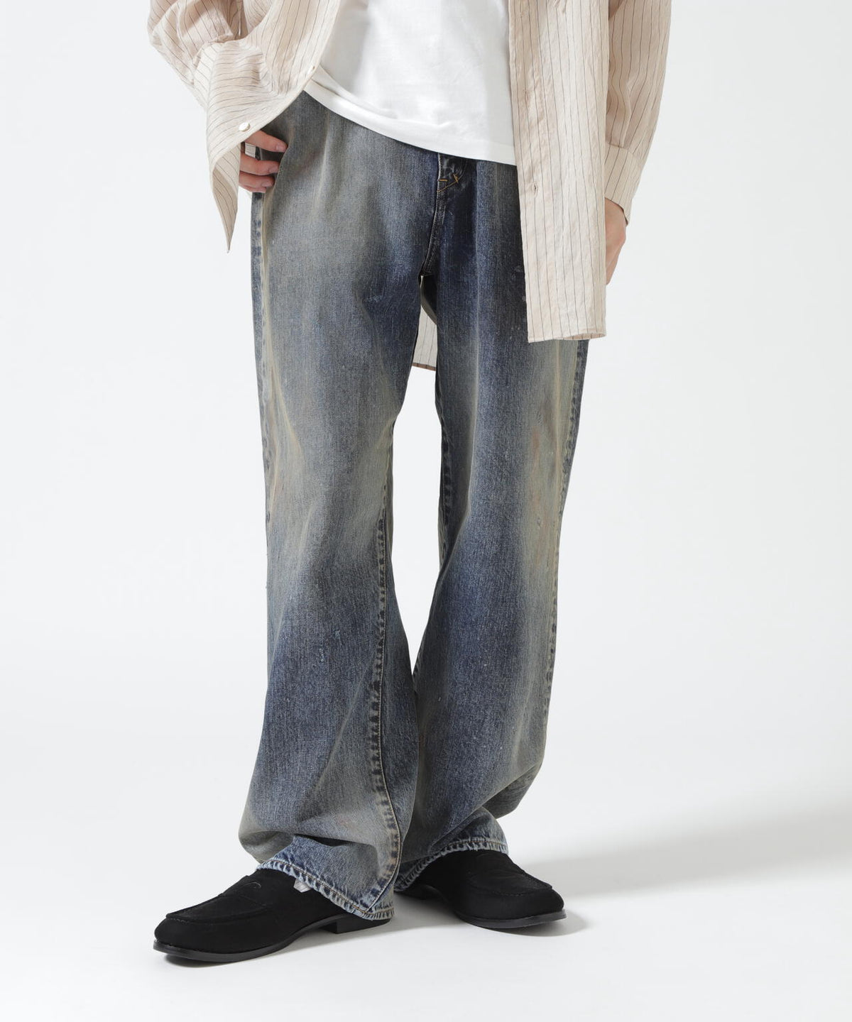 ANCELLM/アンセルム/DENIM PAINTER PANTS/ANC-PT139