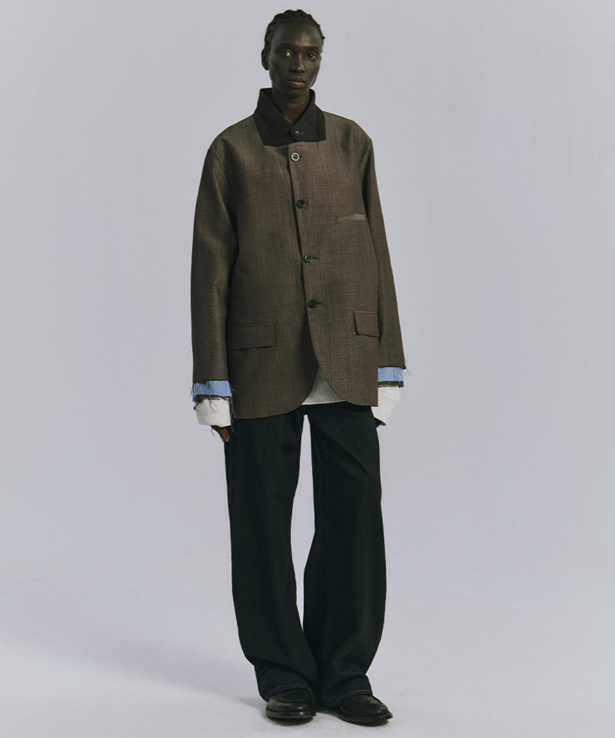 ANCELLM/アンセルム/STRAIGHT WIDE DENIM PANTS OW/ANC-PT146-B